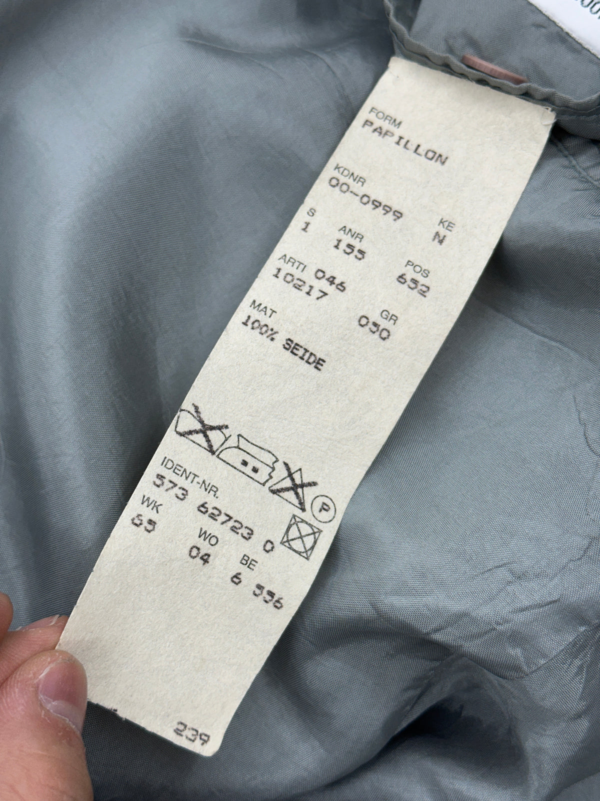 [50] 80s HUGO BOSS Silk Bomber Jacket Sage Green