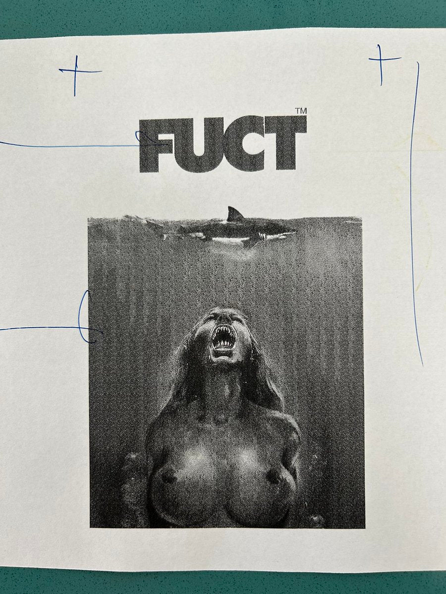 [XL] Early 90s FUCT ‘JAWS' Tee