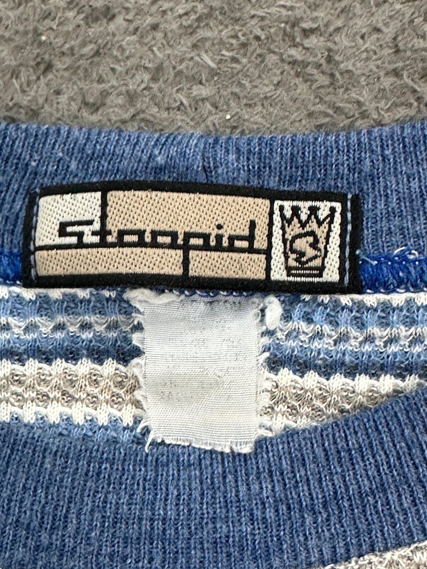 [XL] 90s STOOPID Skateboards Thermal Long Sleeve