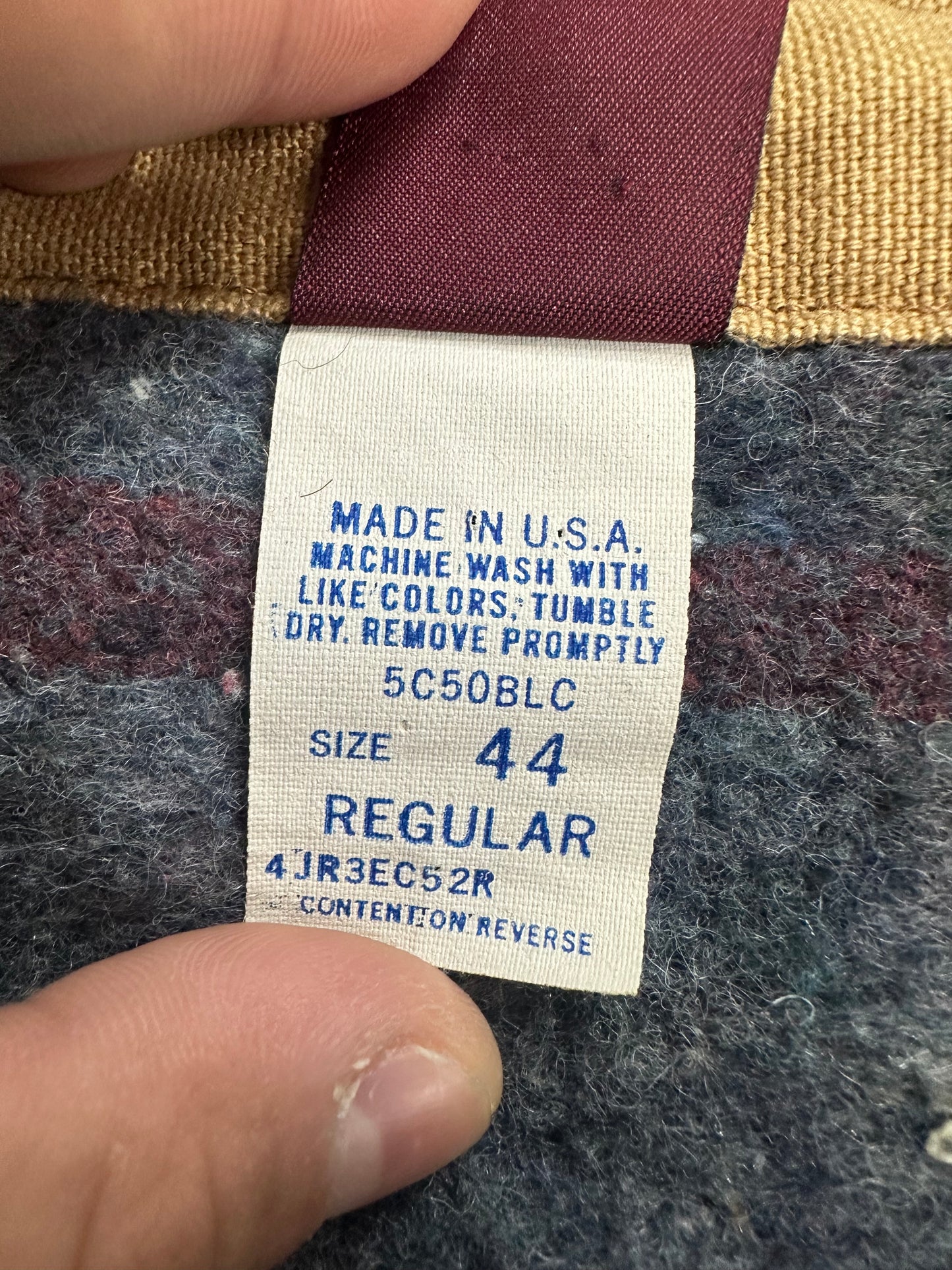 [44,XL] 80s BIGBEN Denim Chore Jacket