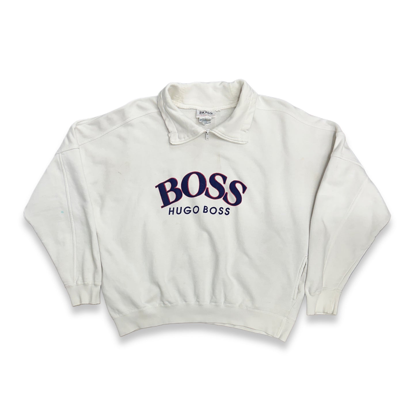 [M] 80s HUGO BOSS Full Zip-up Sweatshirt