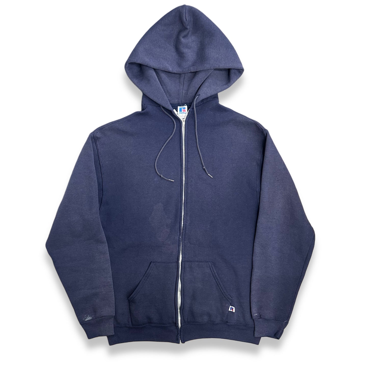 [L] 80s Russell Hood Zip-up