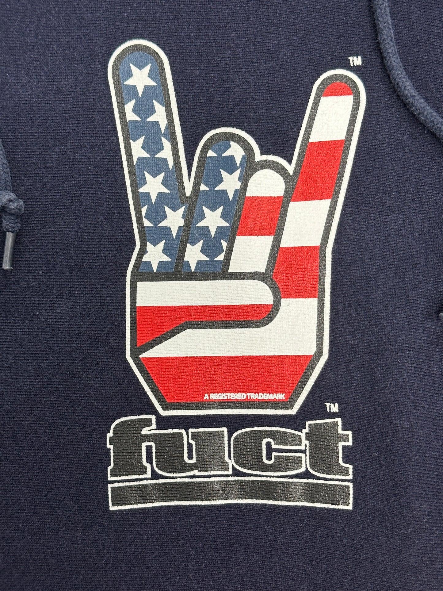 [XL] 00s FUCT Hand Sign Hoodie