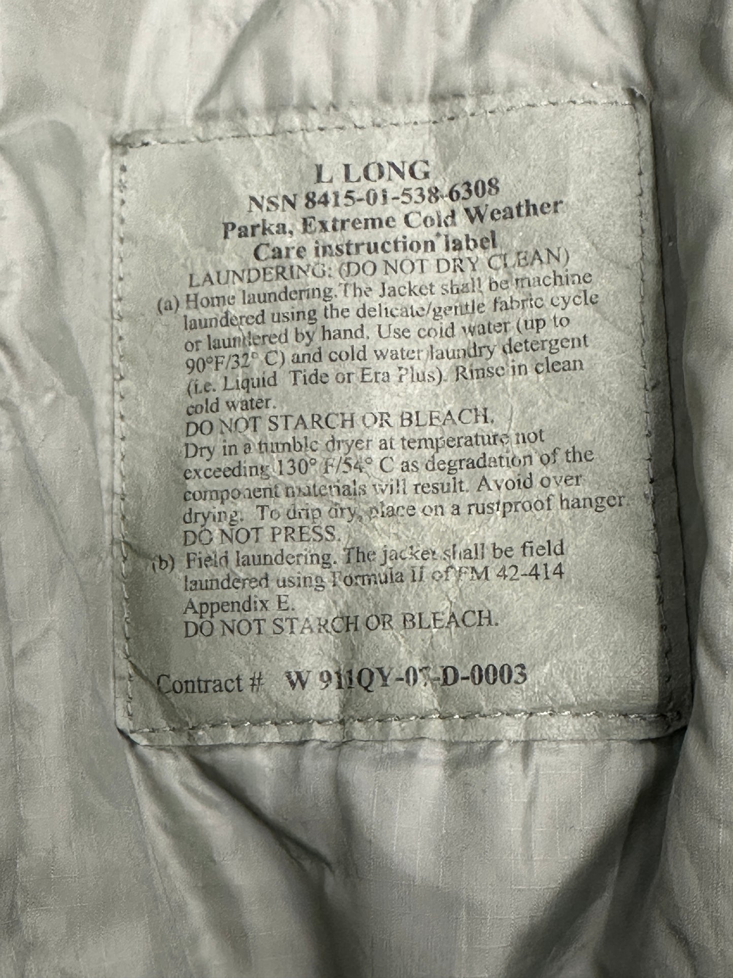 [L-L] Wildthings ECWCS GEN3 Level7 Parka