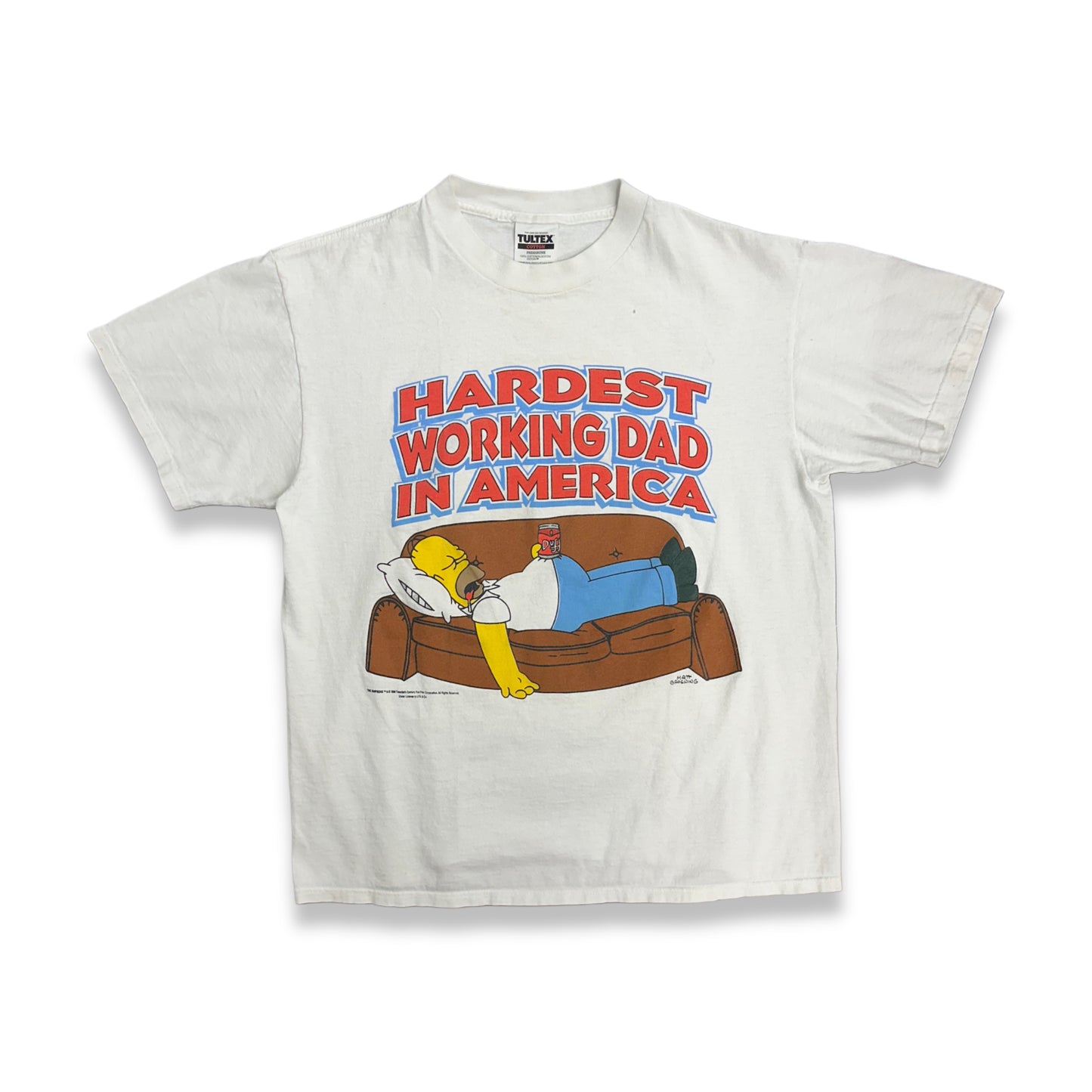 [L] 1998' the Simpsons Cartoon Tee