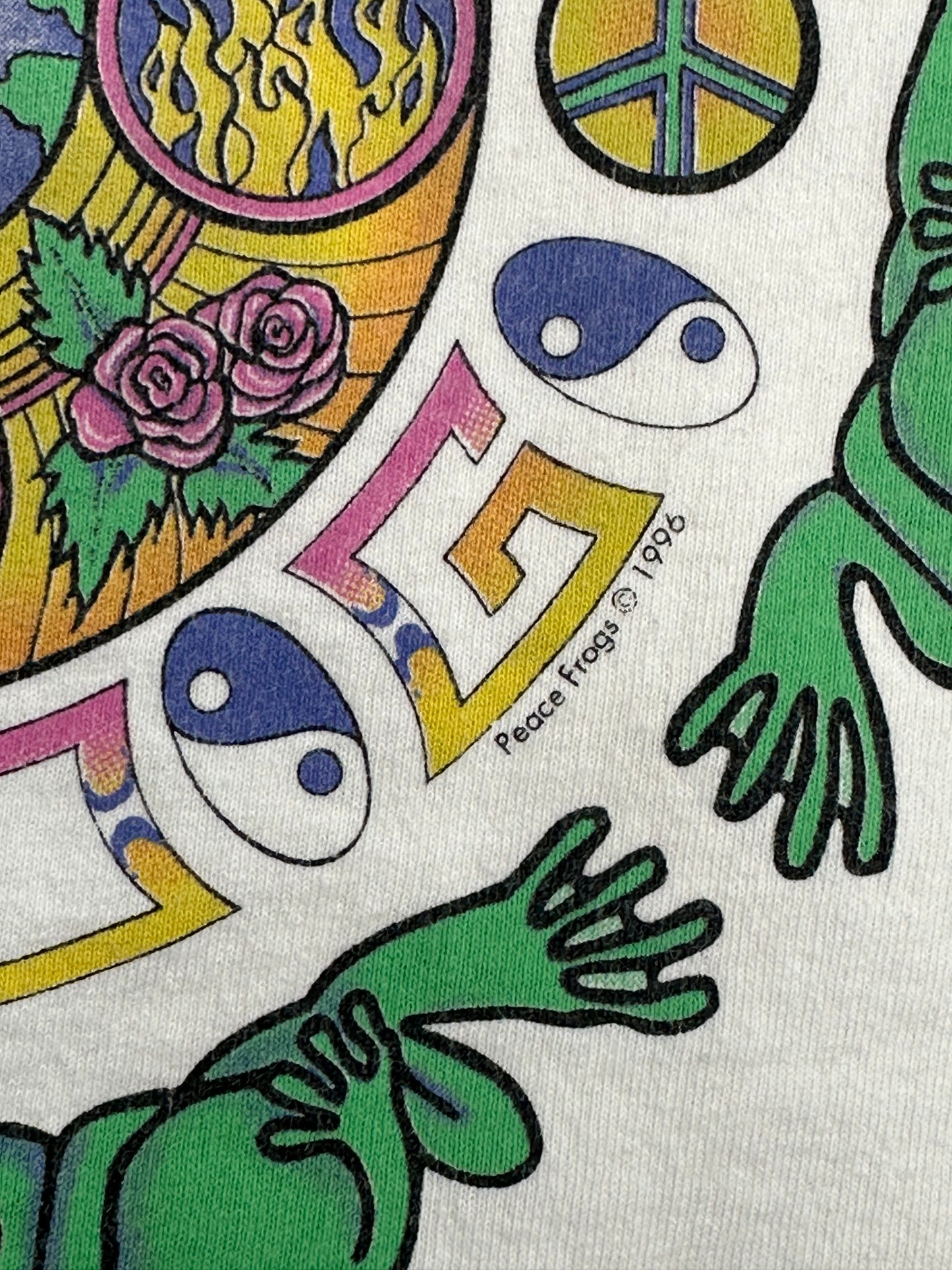 [XL] 1996‘ Peace Frogs Logo Tee