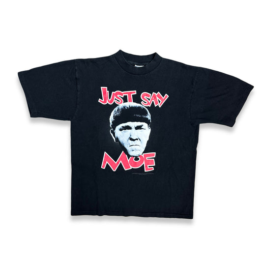 [L] 1997' three Stooges 'Say Moe' Tee