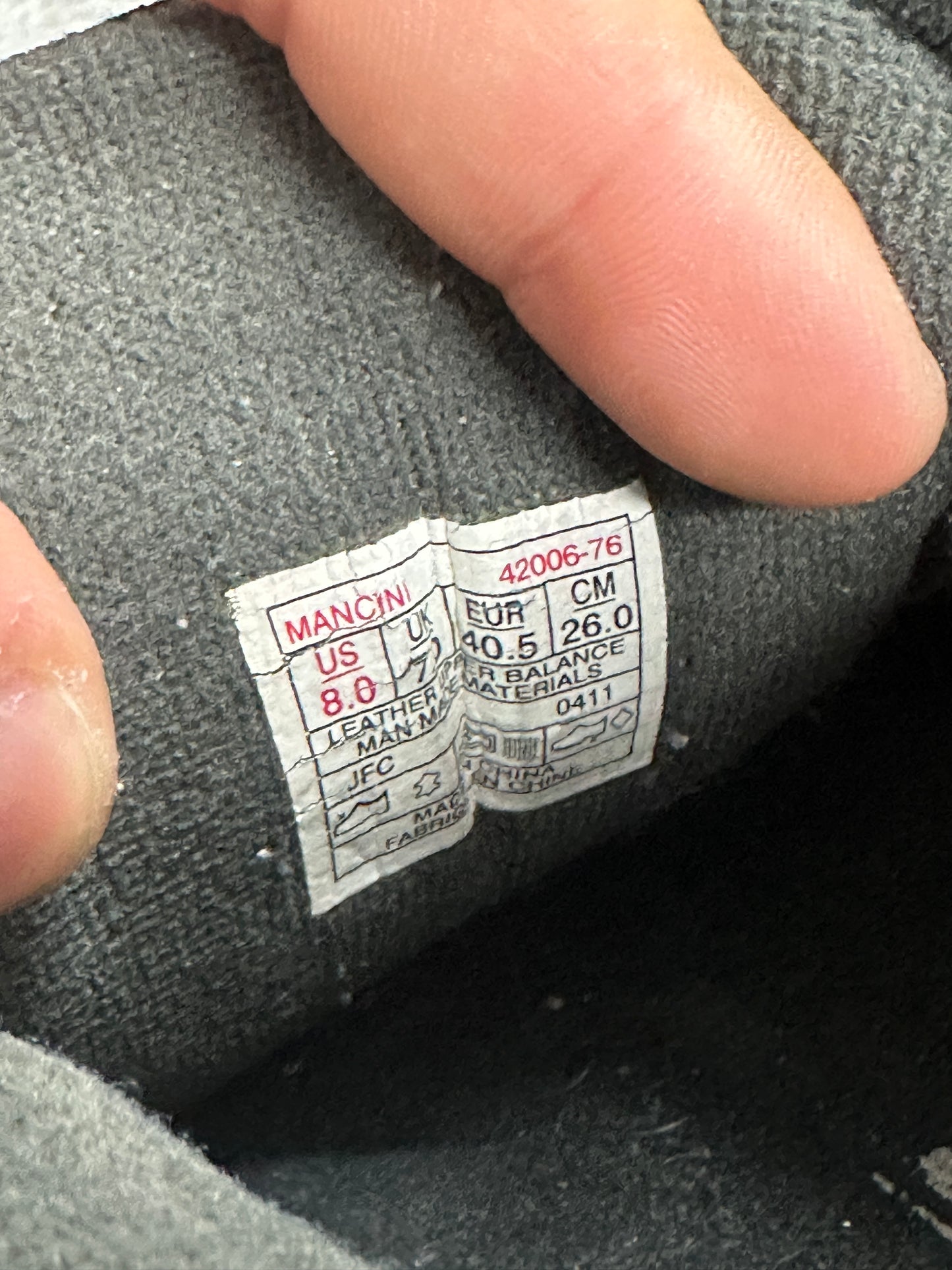 [US 8] 00s Vans Mancini Skateboards Shoes