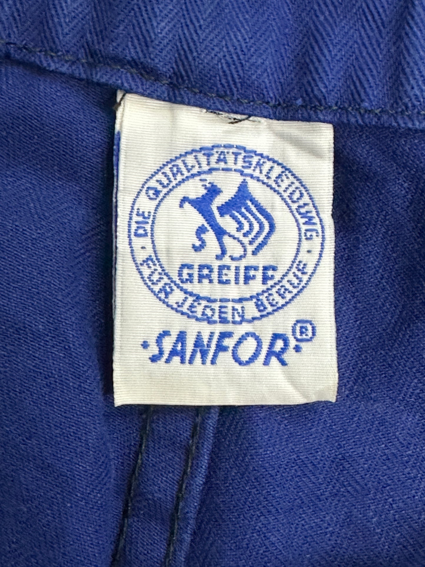 [36] 70s French Herringbone Twill Work Pants