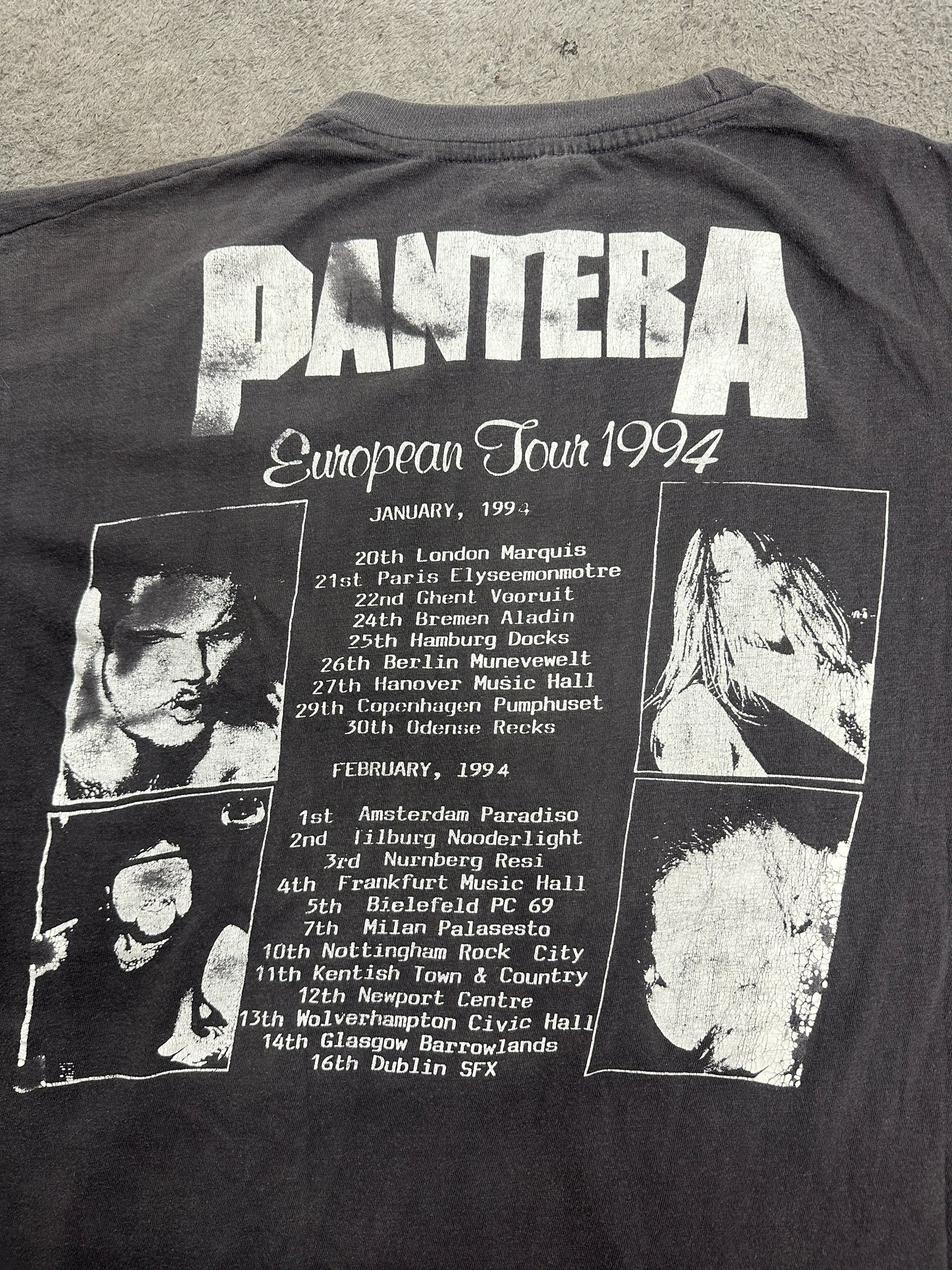 [L] 1994' PANTERA Euro Tour Tee