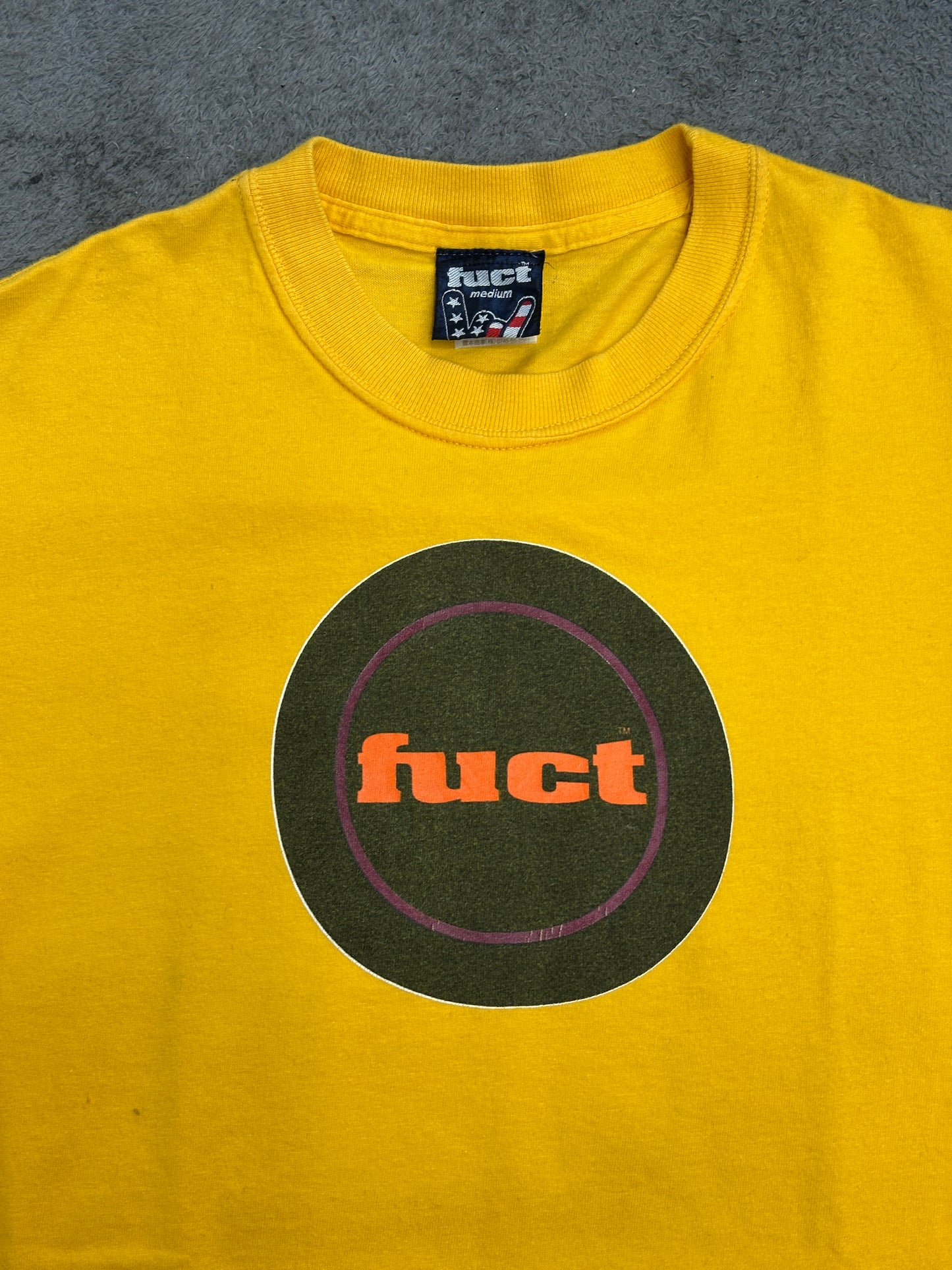 [M] Late 90s FUCT Circle Logo Tee