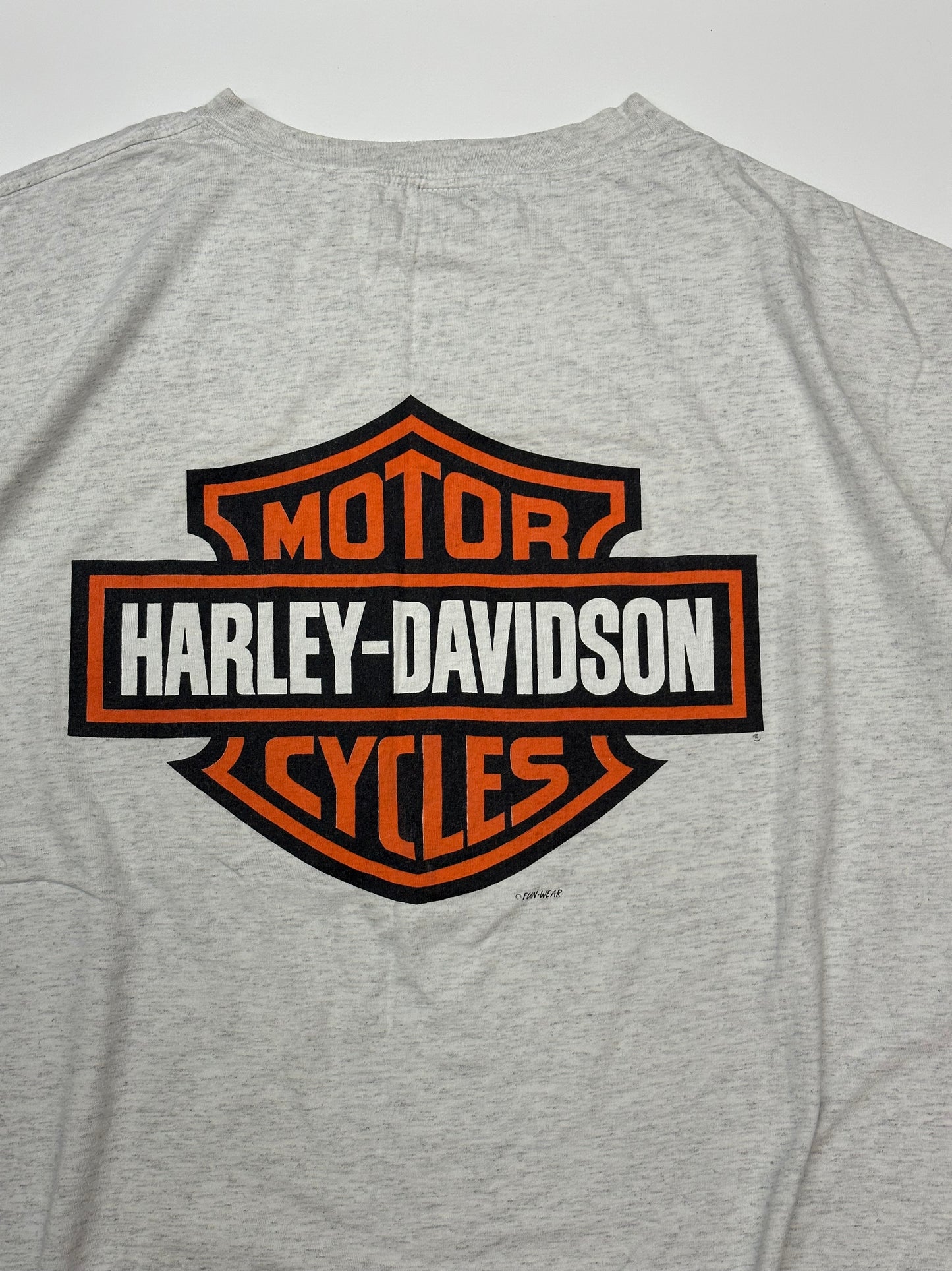 [XL] 90s Harley-Davidson shield Logo Tee