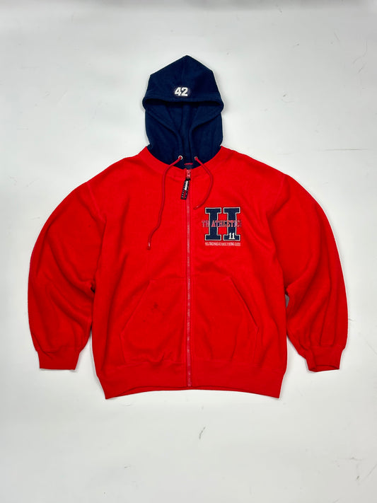 [L] 00s Tommy Hilfiger Fleece Hoodie ZIP-up