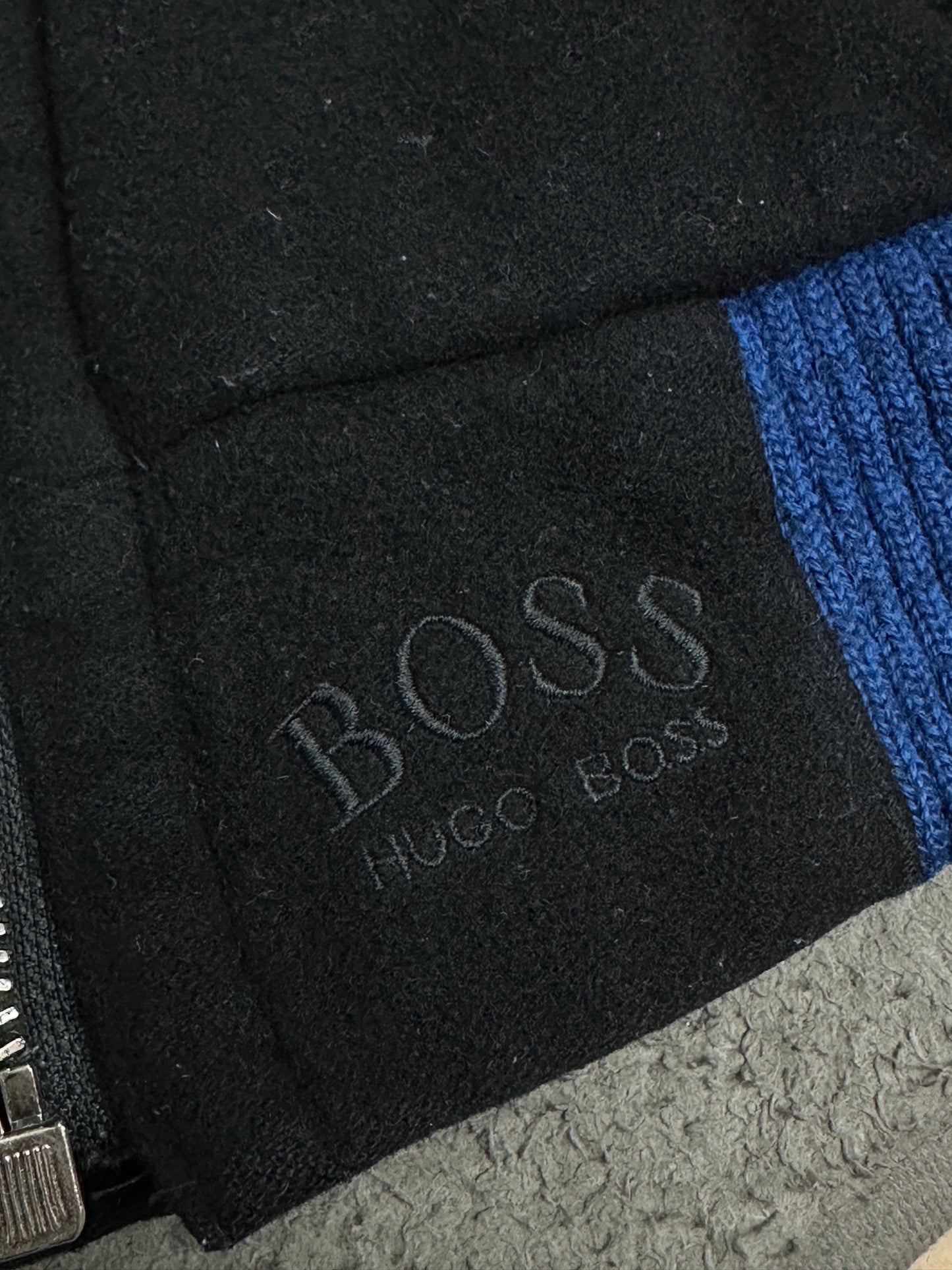 [48] 80s HUGO BOSS Wool/Cashmere Bomber Jacket