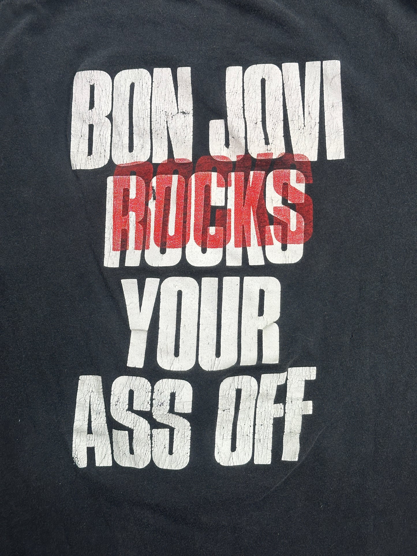 [M] 80s BON JOVI 'Rock Your Ass Off' Tee
