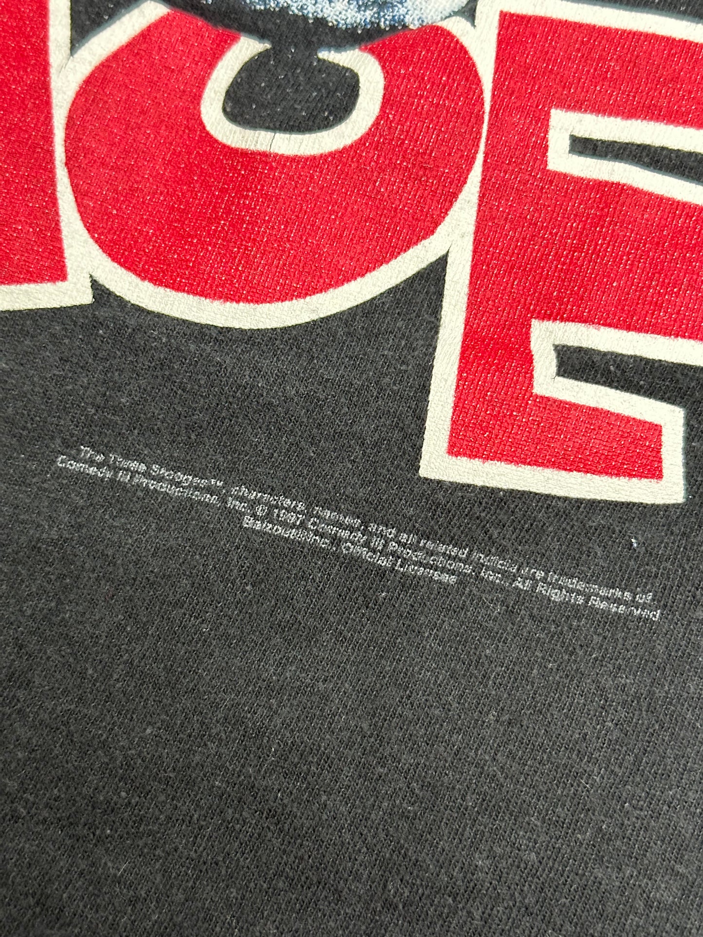 [L] 1997' three Stooges 'Say Moe' Tee