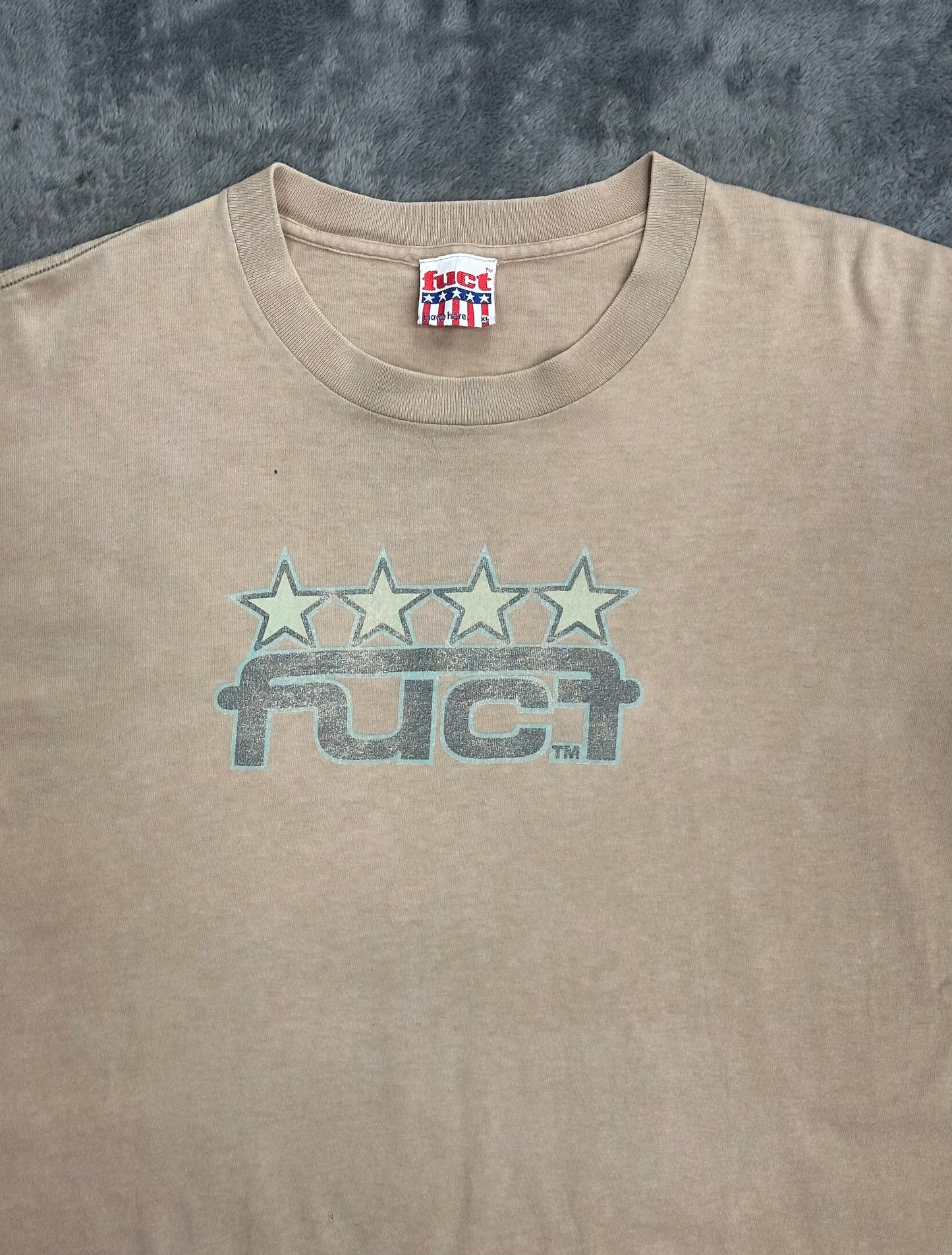 [XL] Early 90s FUCT 4Star Logo Tee