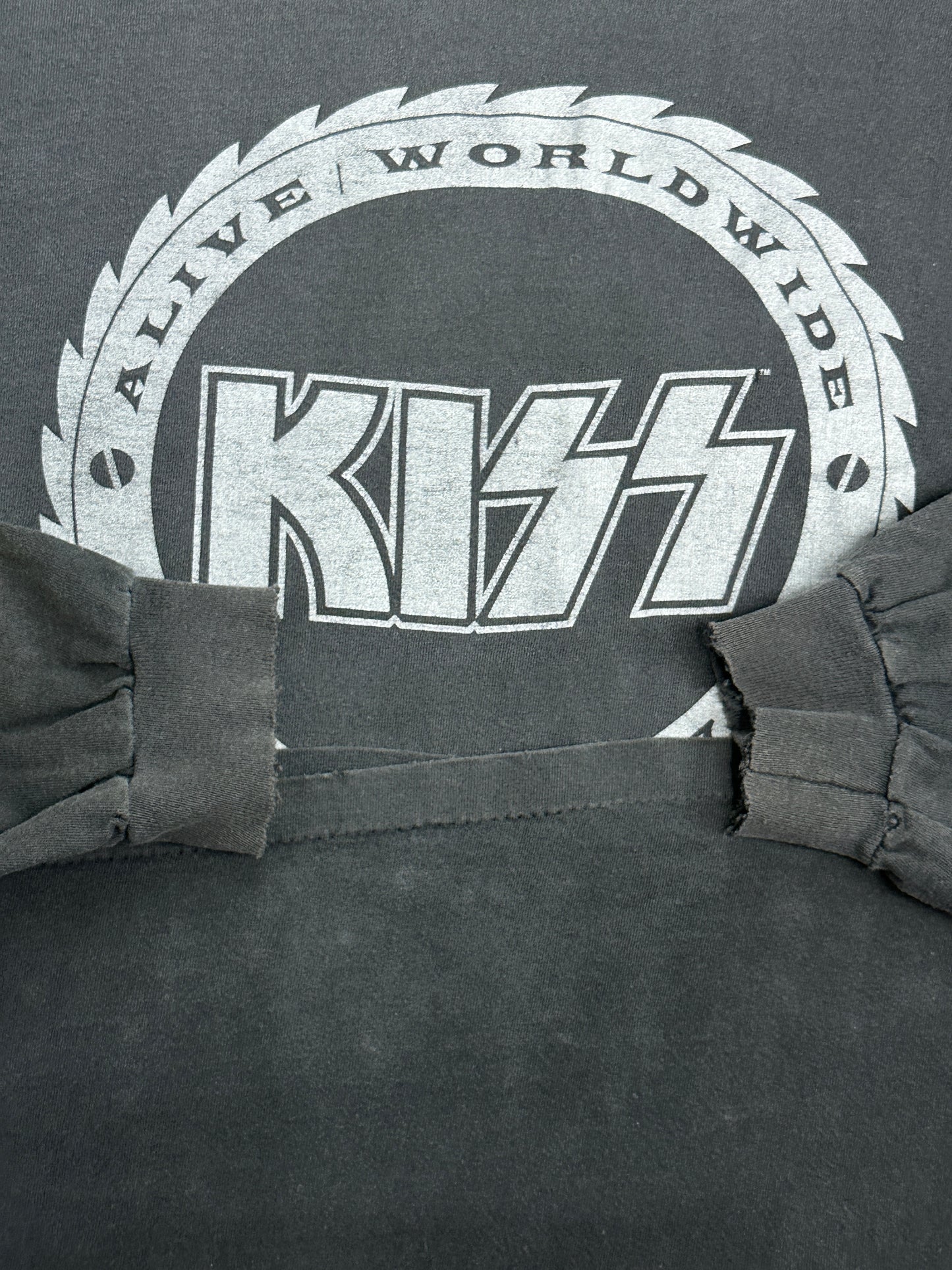 [XL] 1997' KISS Alive/Worldwide Tour Flame Long Sleeve