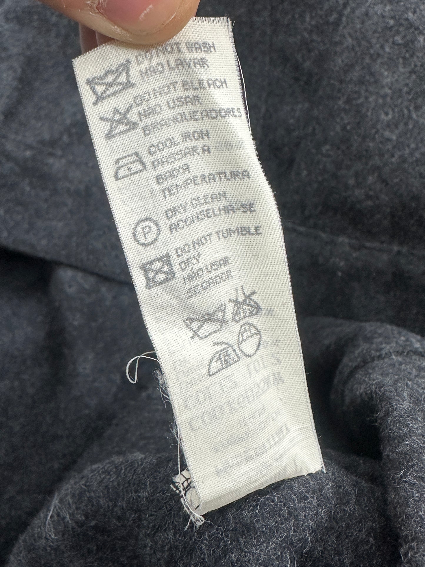 [XL] 90s Armani Jeans Wool Trucker Jacket