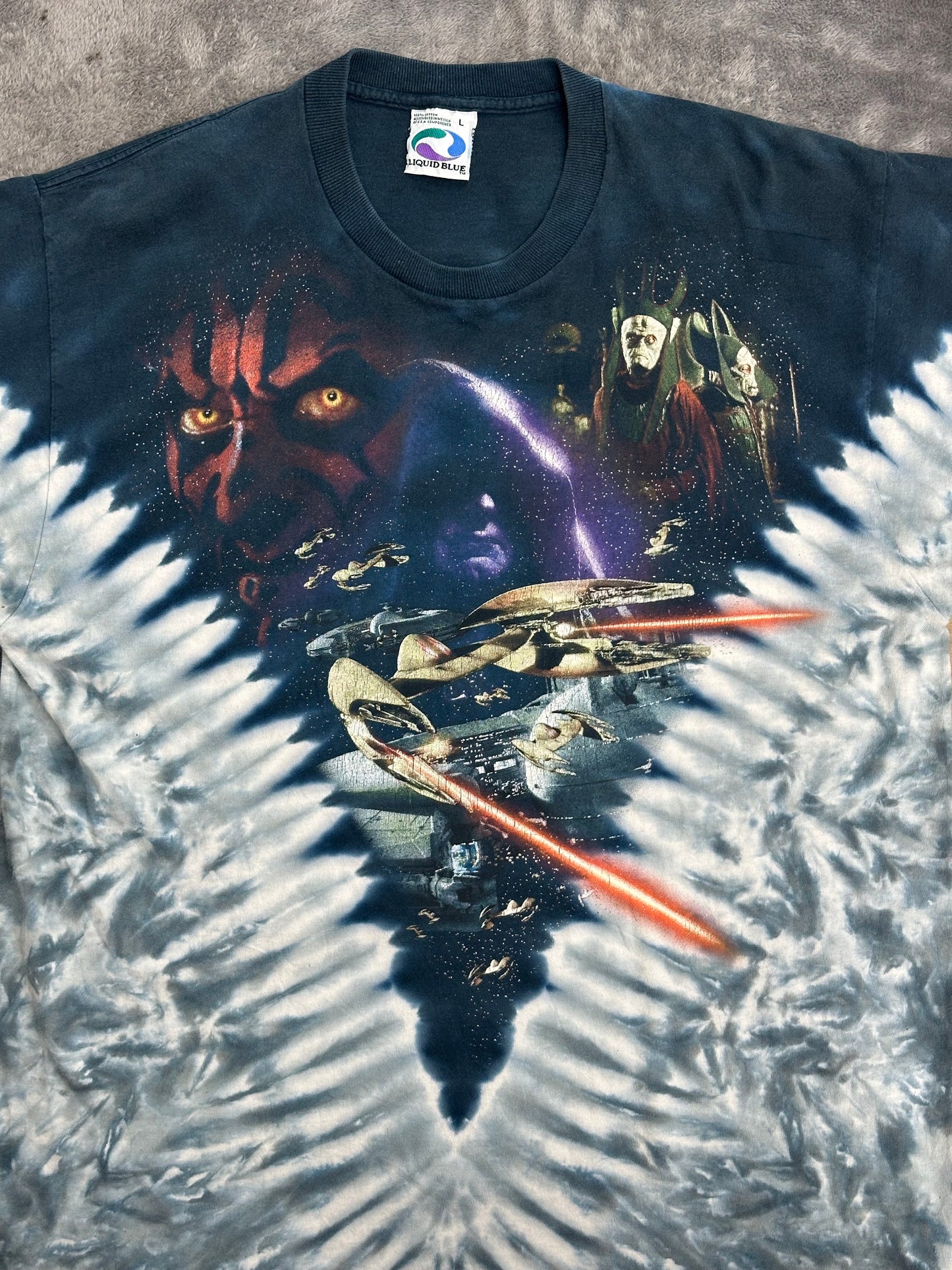 [L] 90s Starwars Ep1 Tie-dye Movie Tee