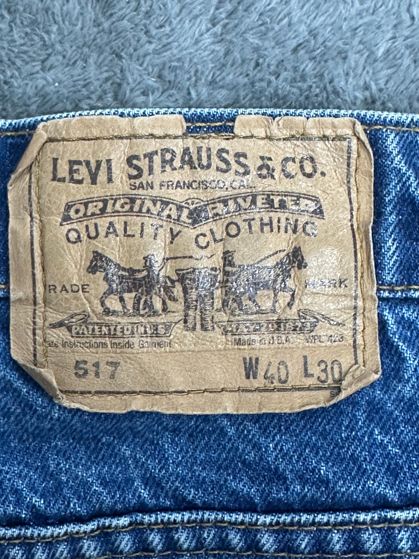 [40x30] 89' Levi's 517 Denim Pants