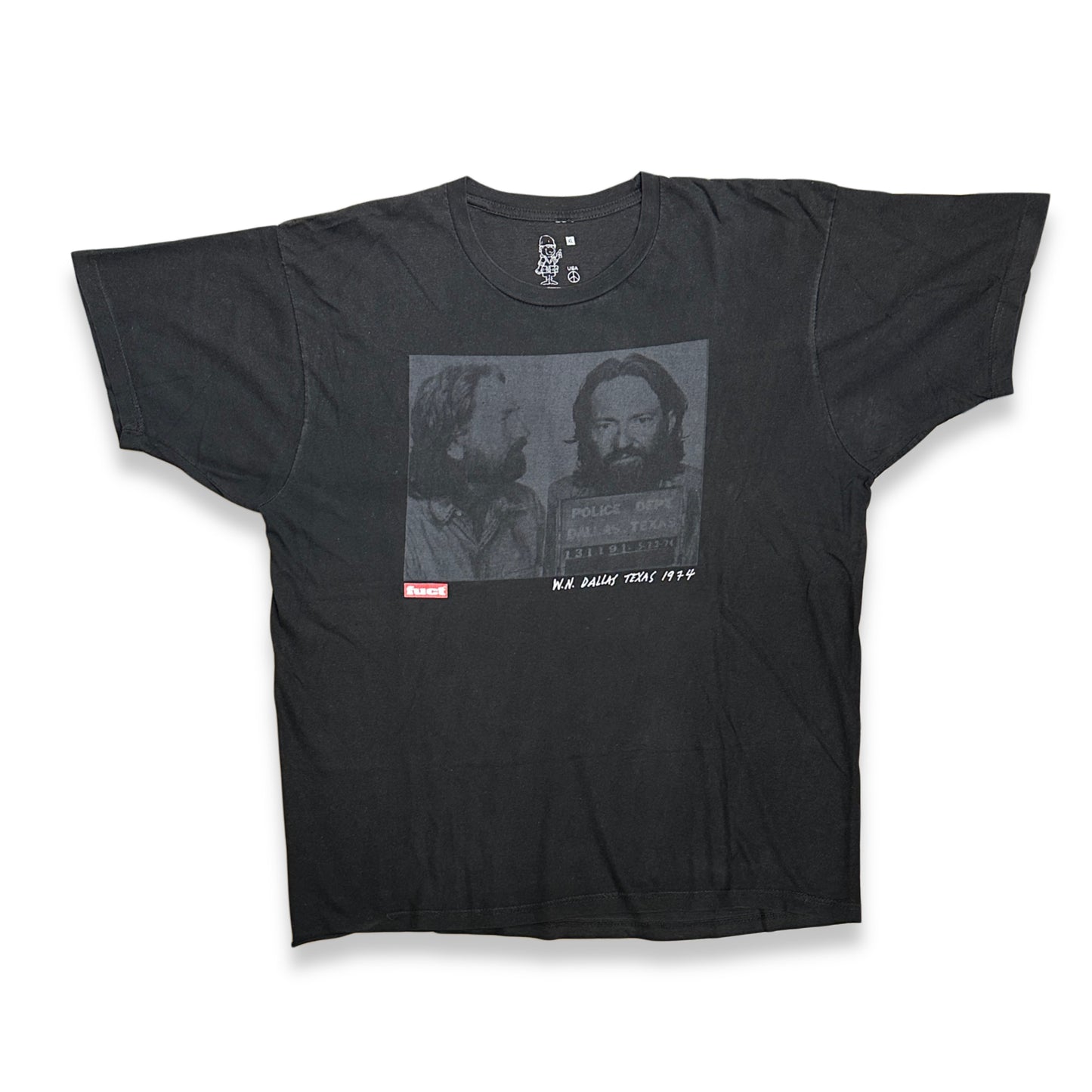[XL] 00s FUCT Willie Nelson Mugshot Tee