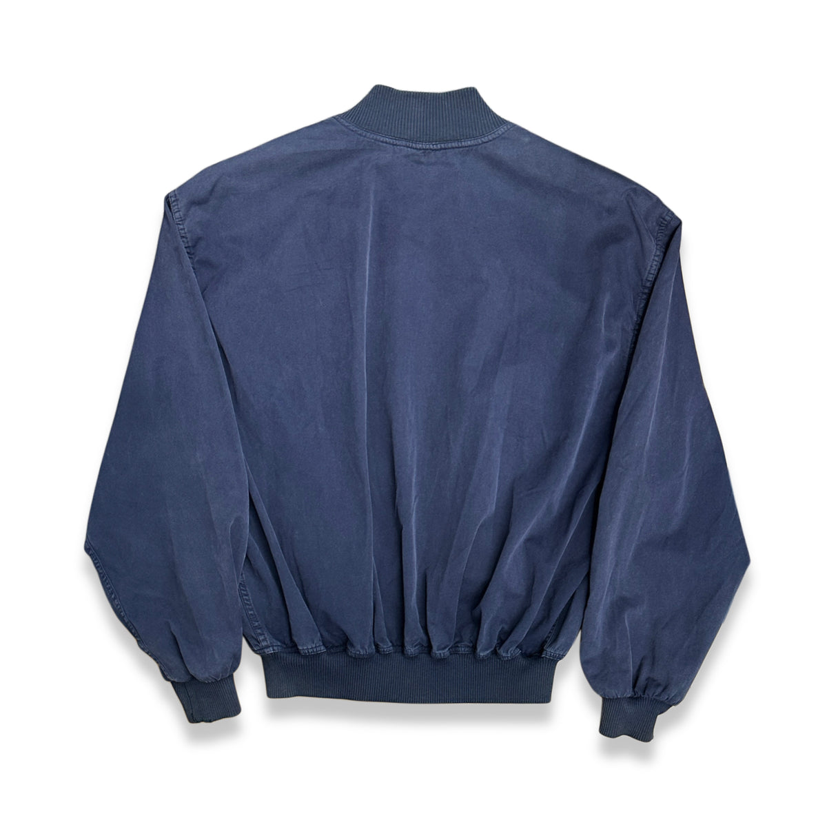 [48] 90s HUGO BOSS Italy Navy Bomber Jacket
