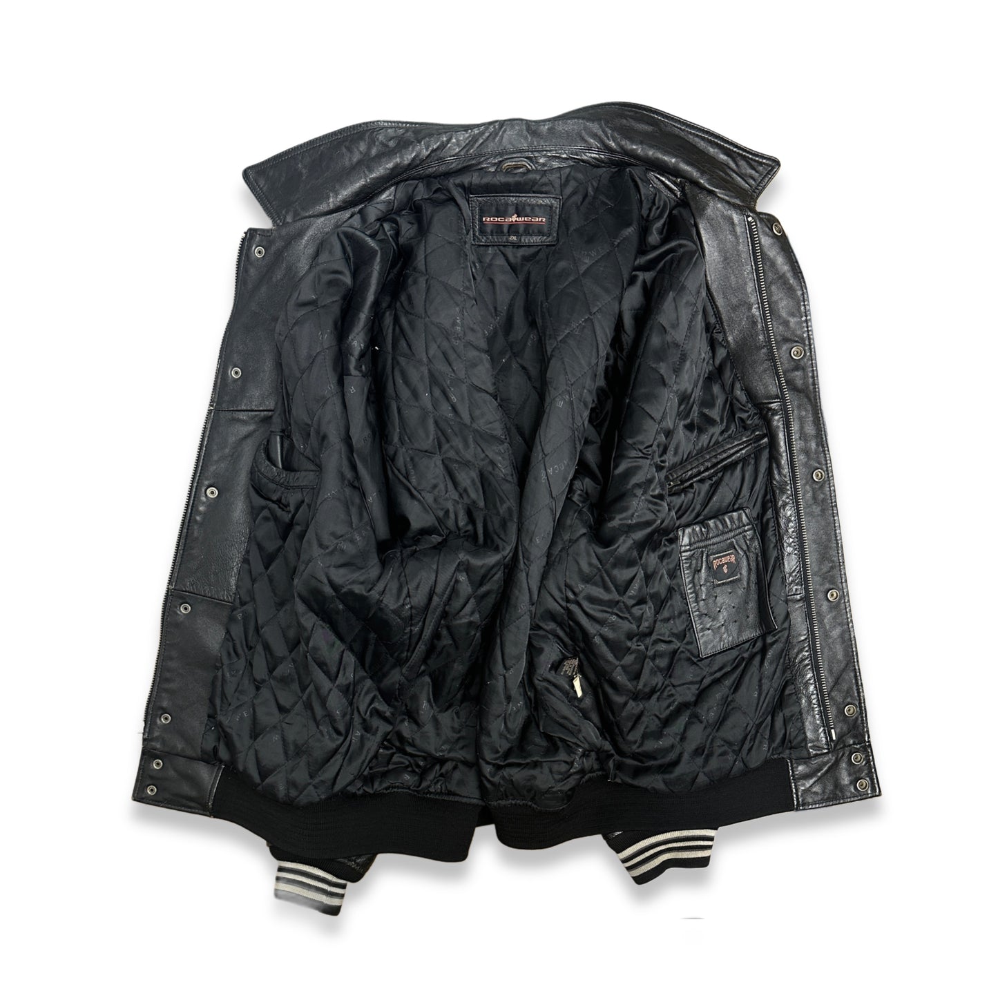 [2XL] 00s ROCAWEAR Leather Jacket