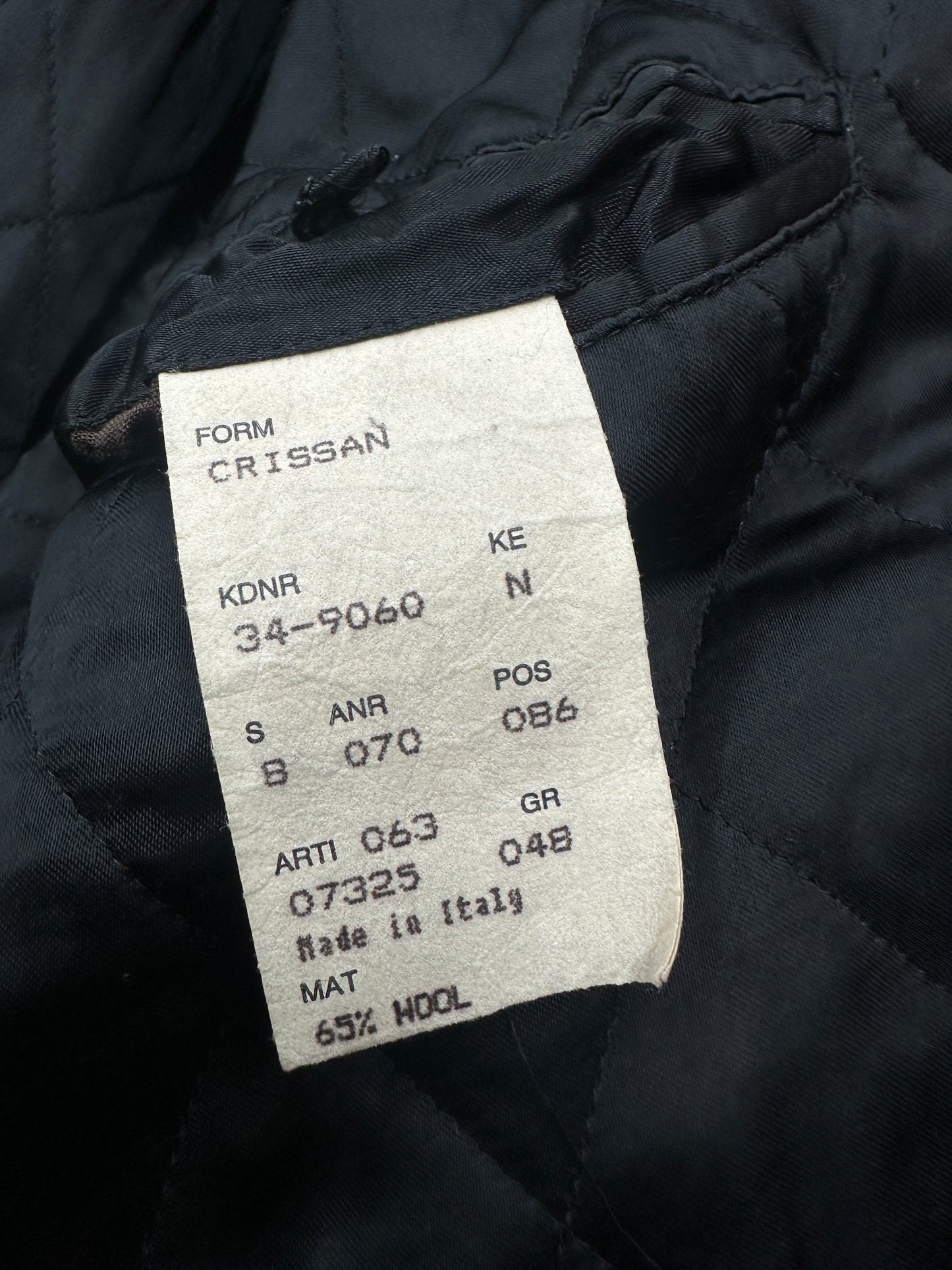 [L] 80s HUGO BOSS Orange Cashmere Bomber Jacket