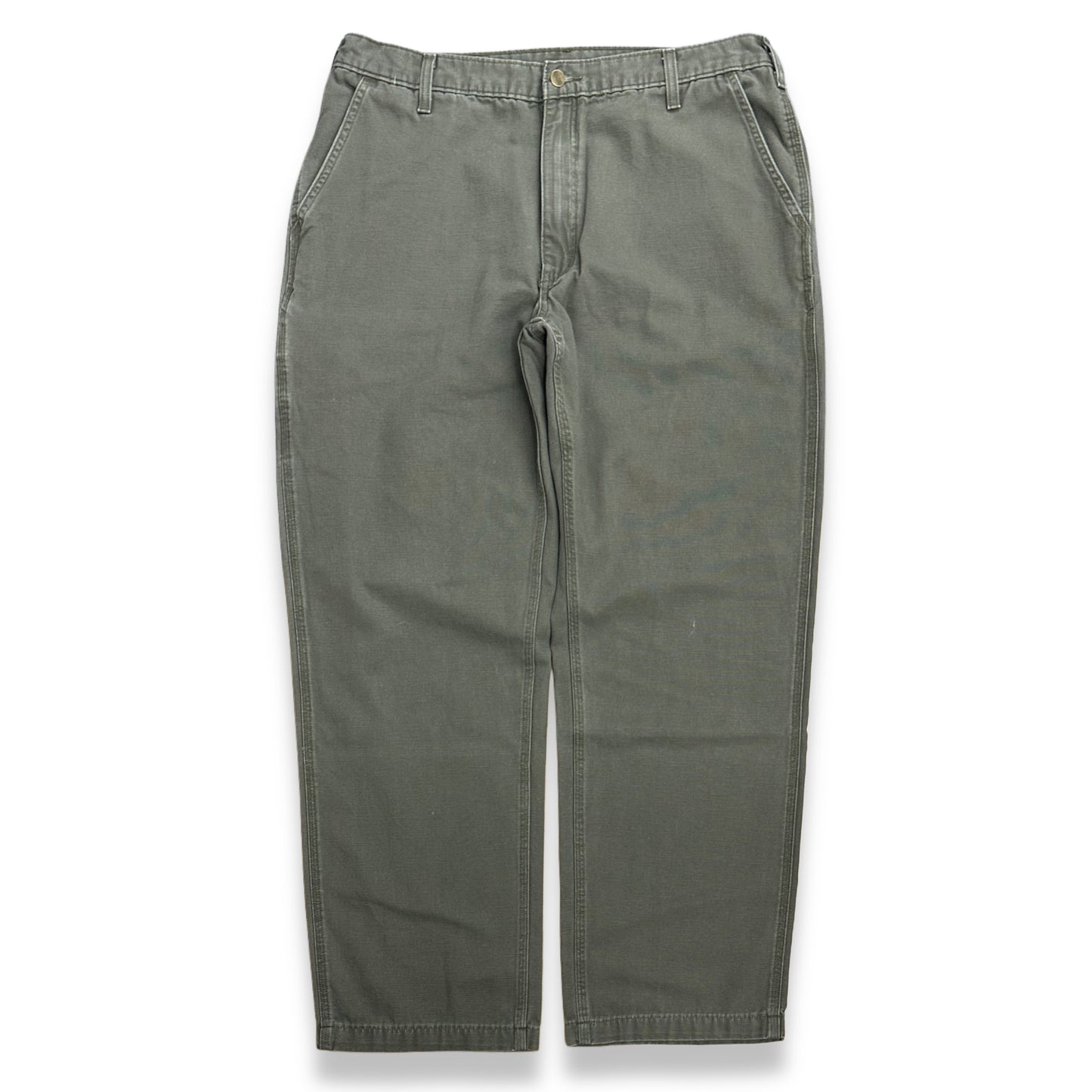 [36] 00s Carhartt Moss Green Denim Pants