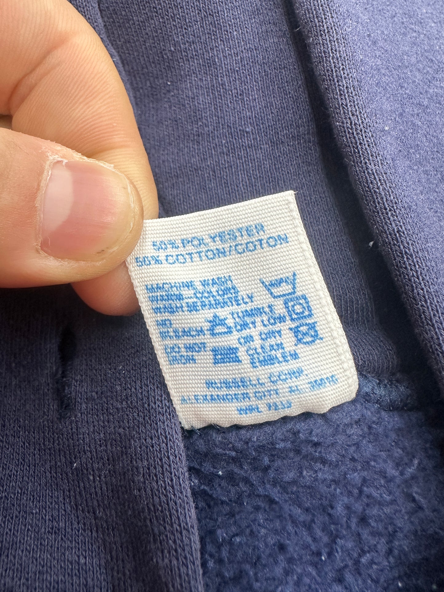 [L] 80s Russell Hood Zip-up