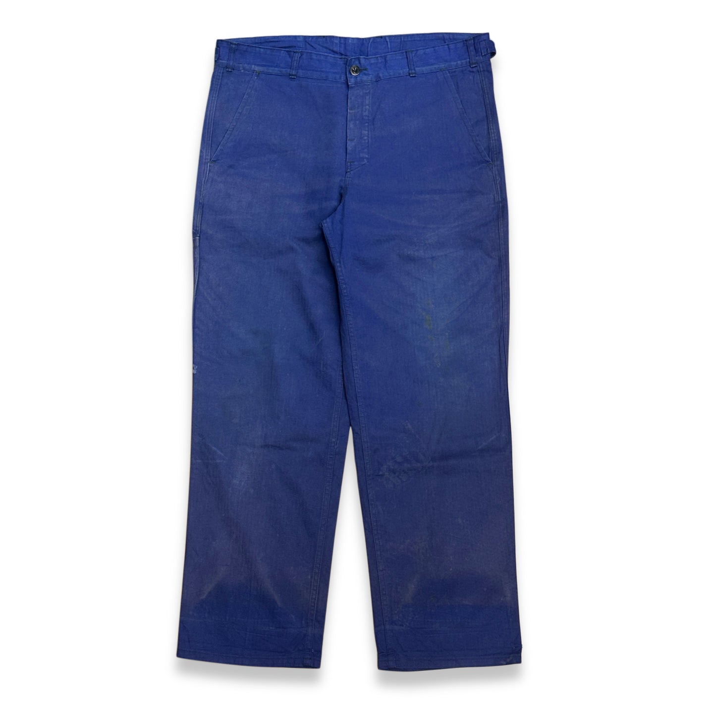 [36] 70s French Herringbone Twill Work Pants