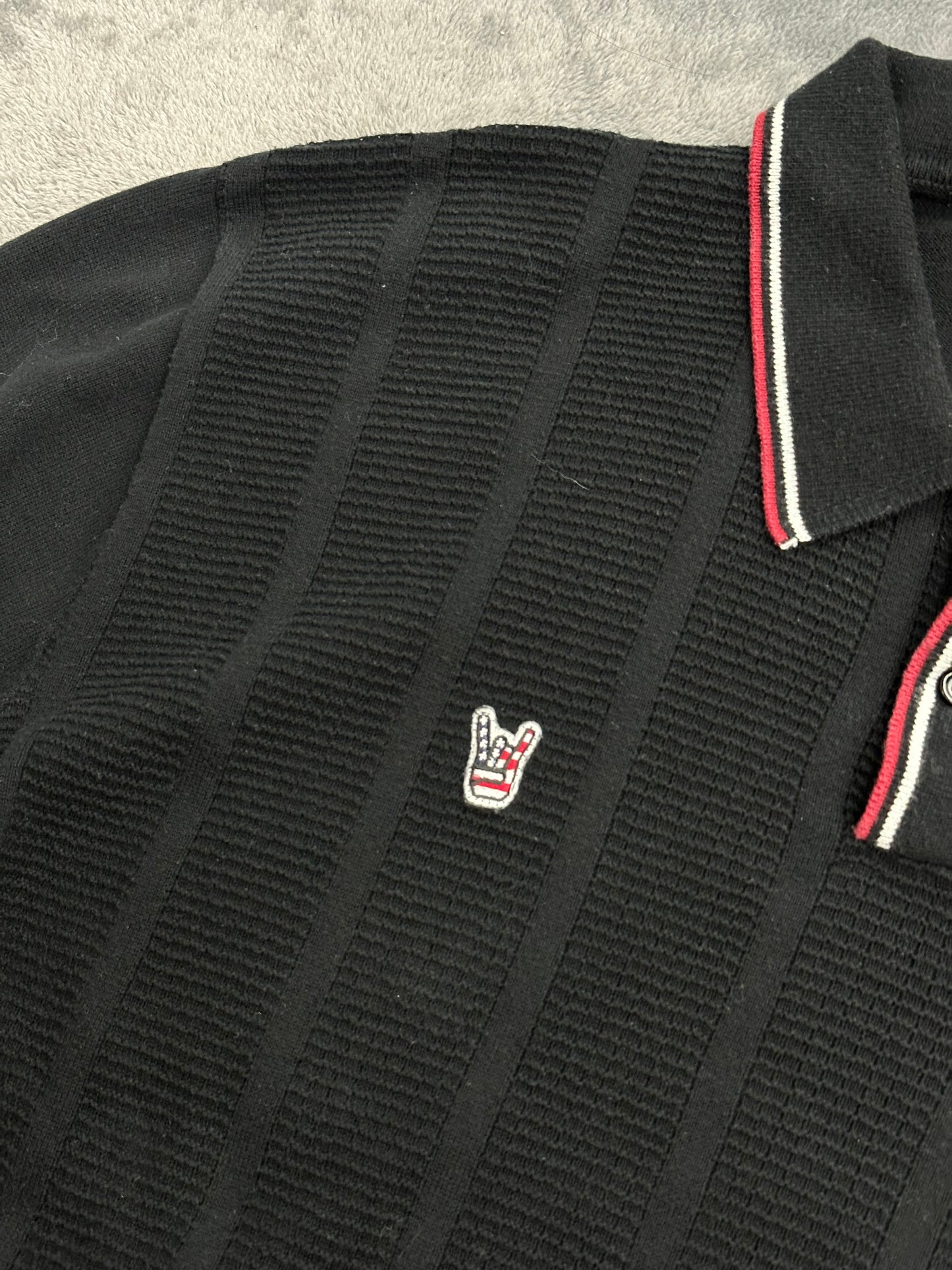 [L] FUCT Hand Applique Knit Long Sleeve