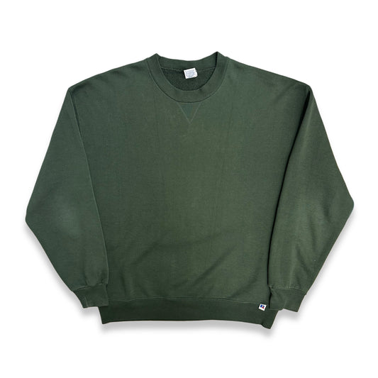 [L] 90s Russell Deep Green Sweatshirt