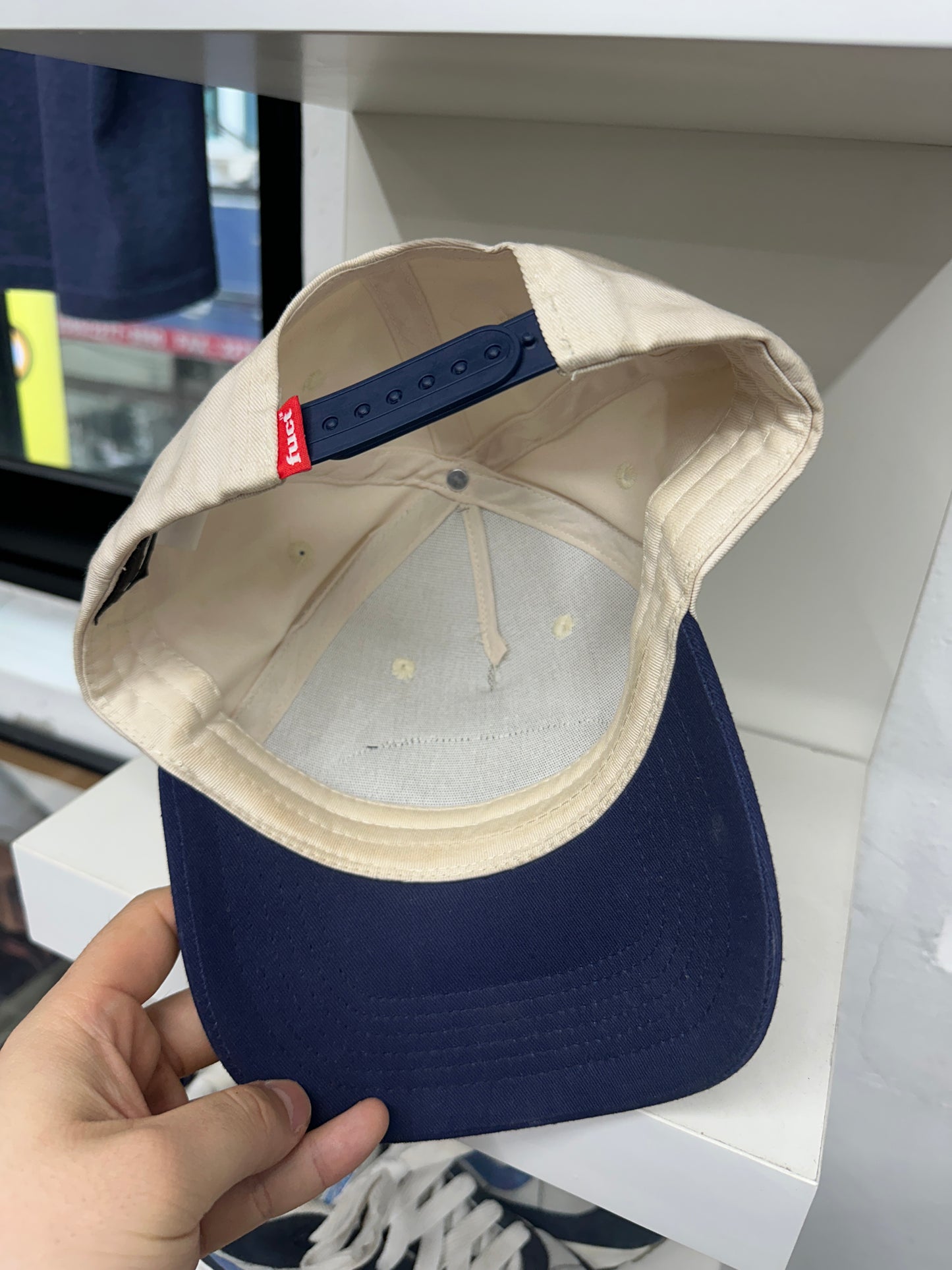 [OS] FUCT Oval Logo two tone Cap