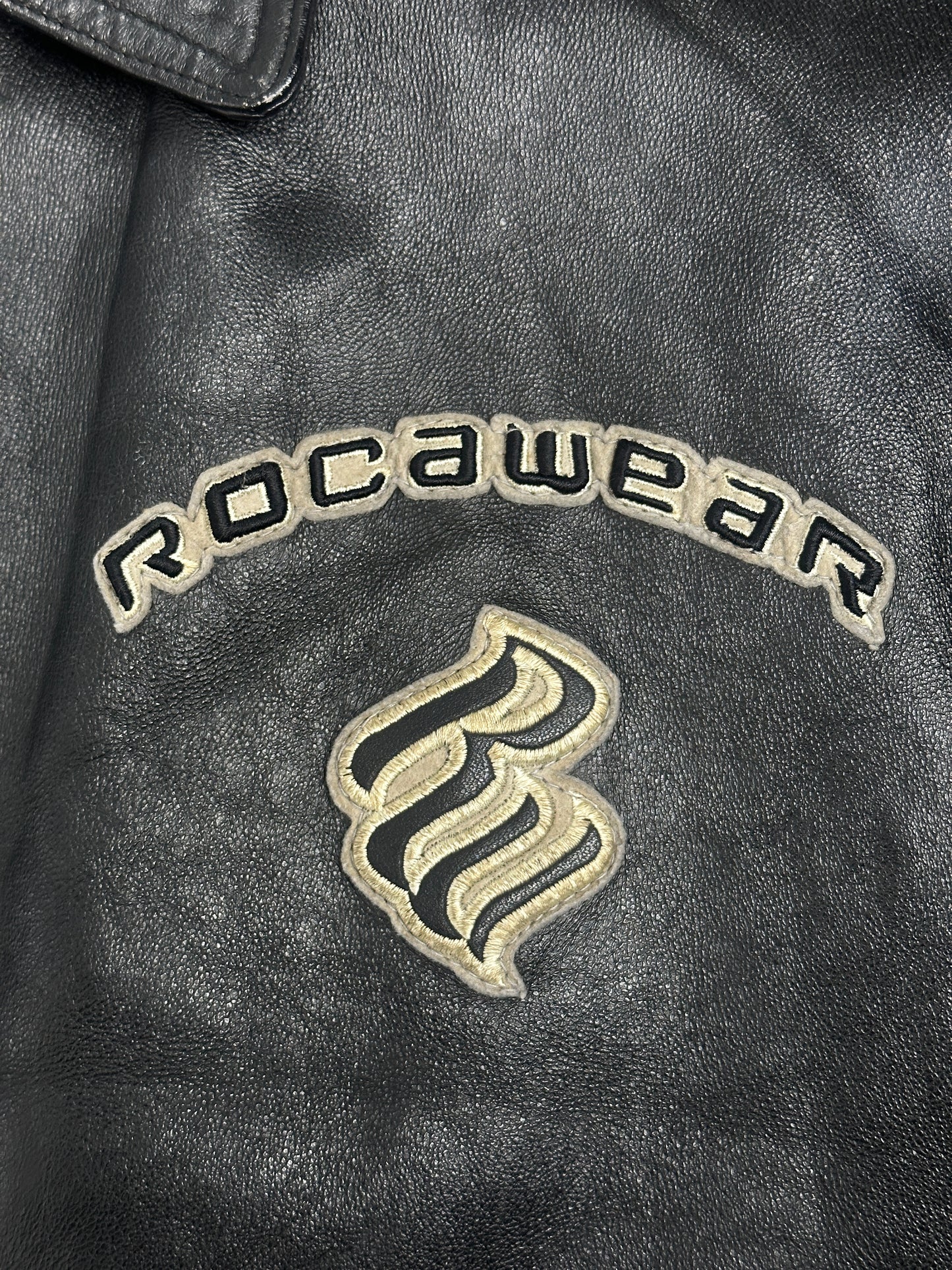 [2XL] 00s ROCAWEAR Leather Jacket