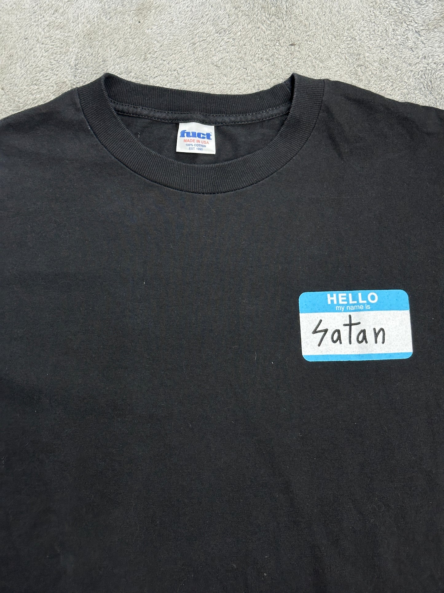 [L] 00s FUCT 'my name is satan' Long Sleeve