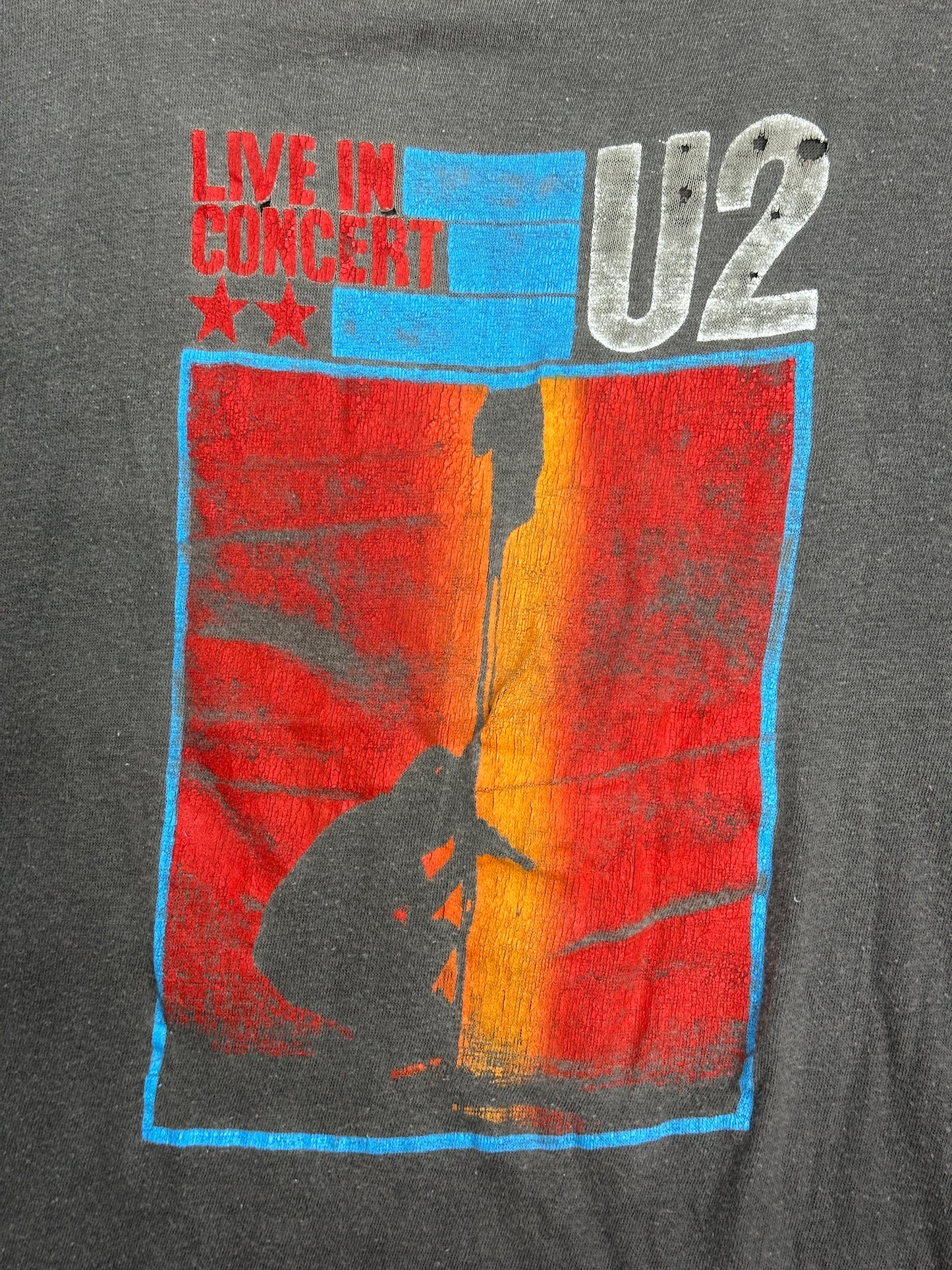 [M] 1983' U2 Under a Red Blood Sky US Tour Tee