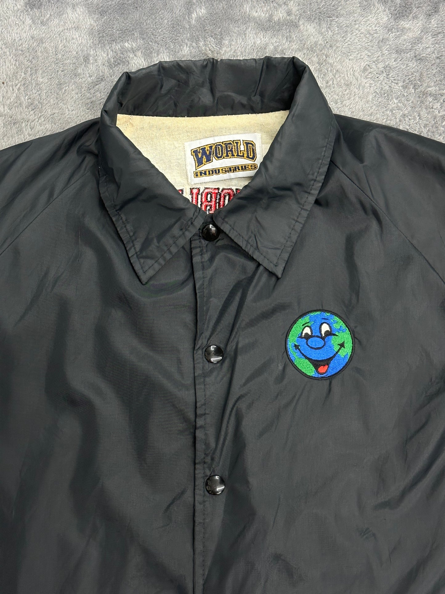[L] 90s World Industries Skateboards Coach Jacket