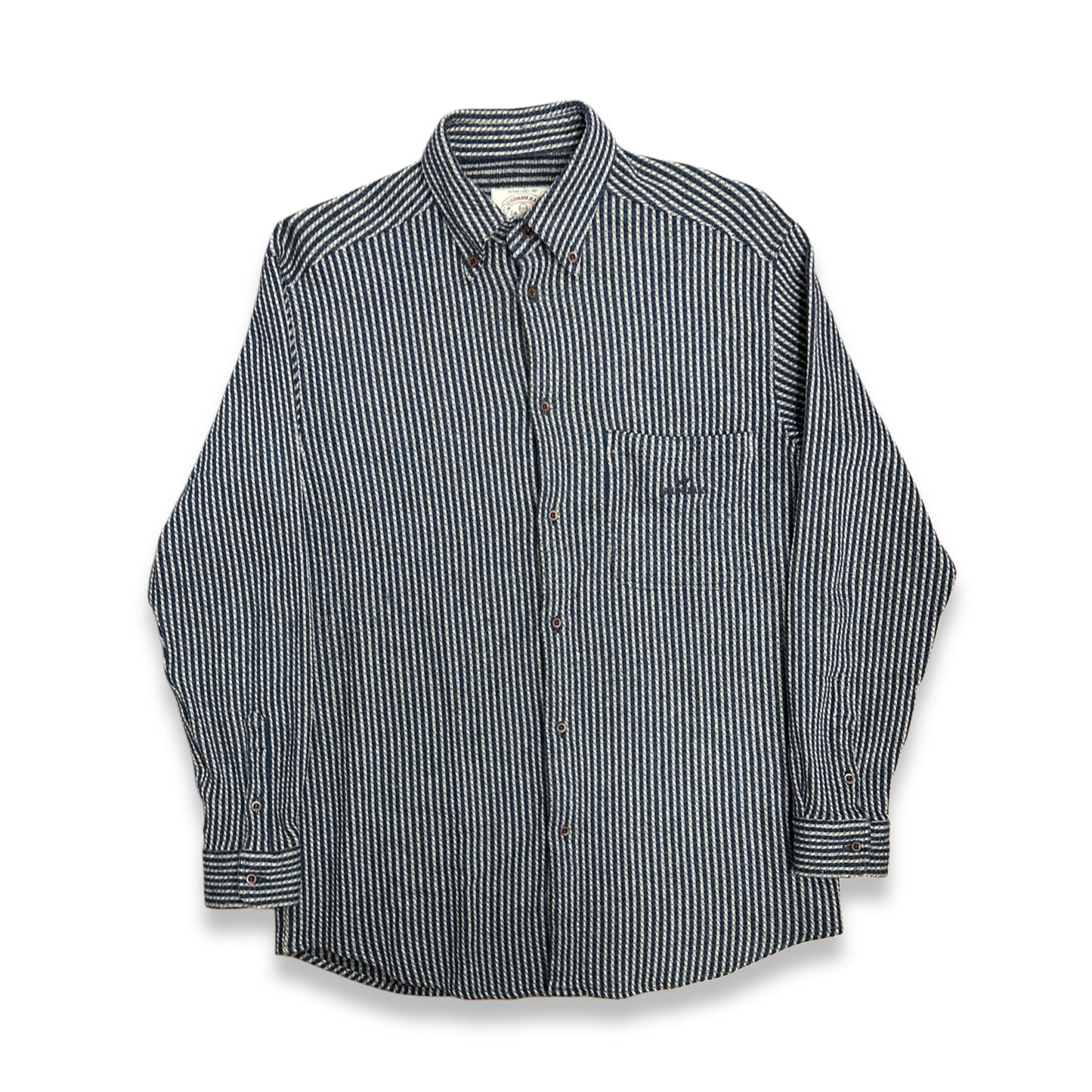 [M] 90s Armani Jeans Stripe Shirts