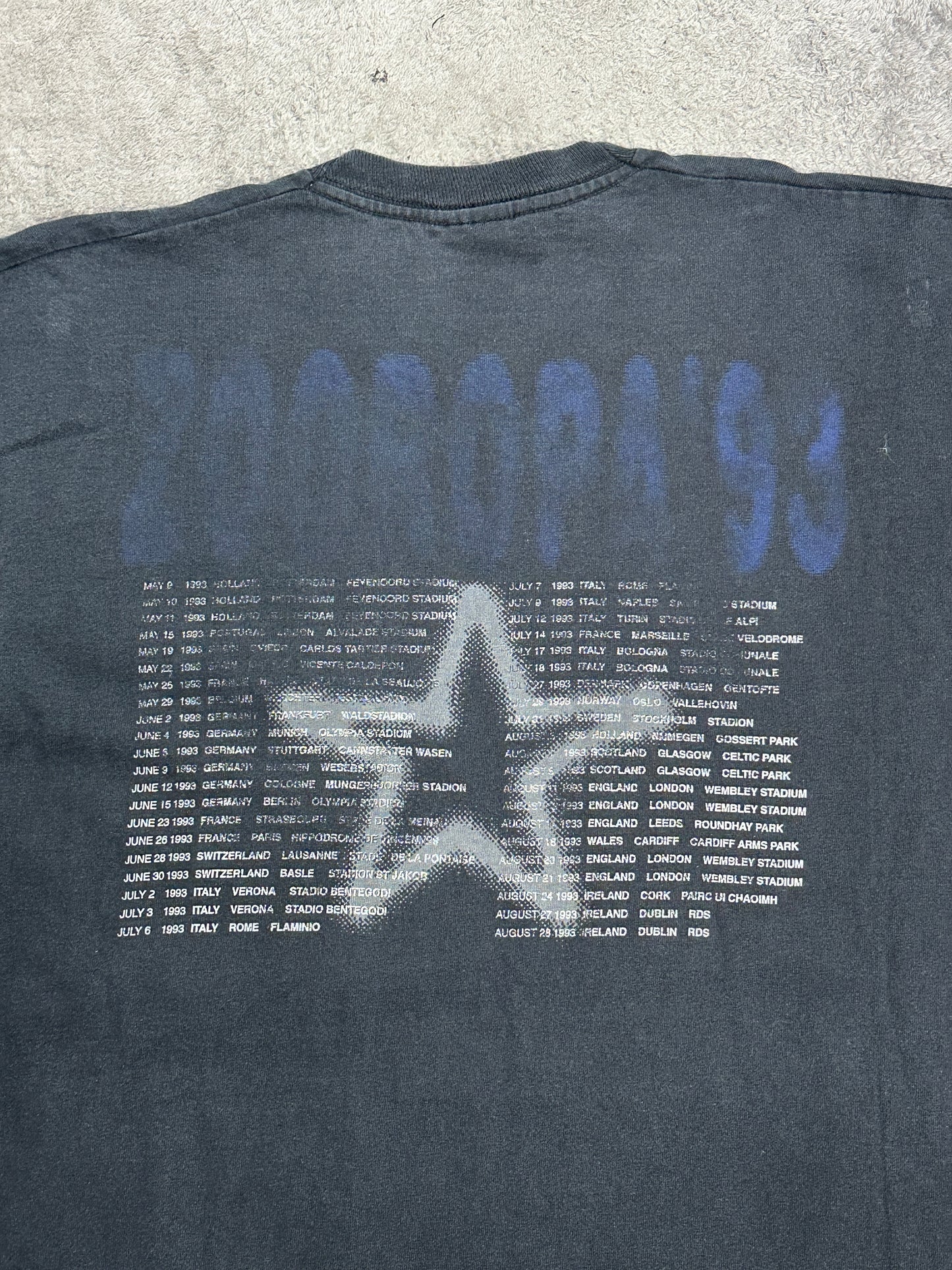 [L] 1993' U2 ZOOROPA Tour Tee