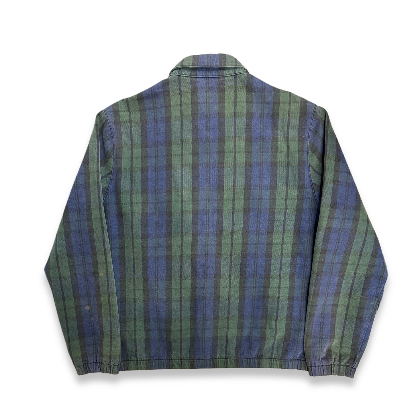 [L] 16FW Supreme Plaid Denim Harrington Jacket