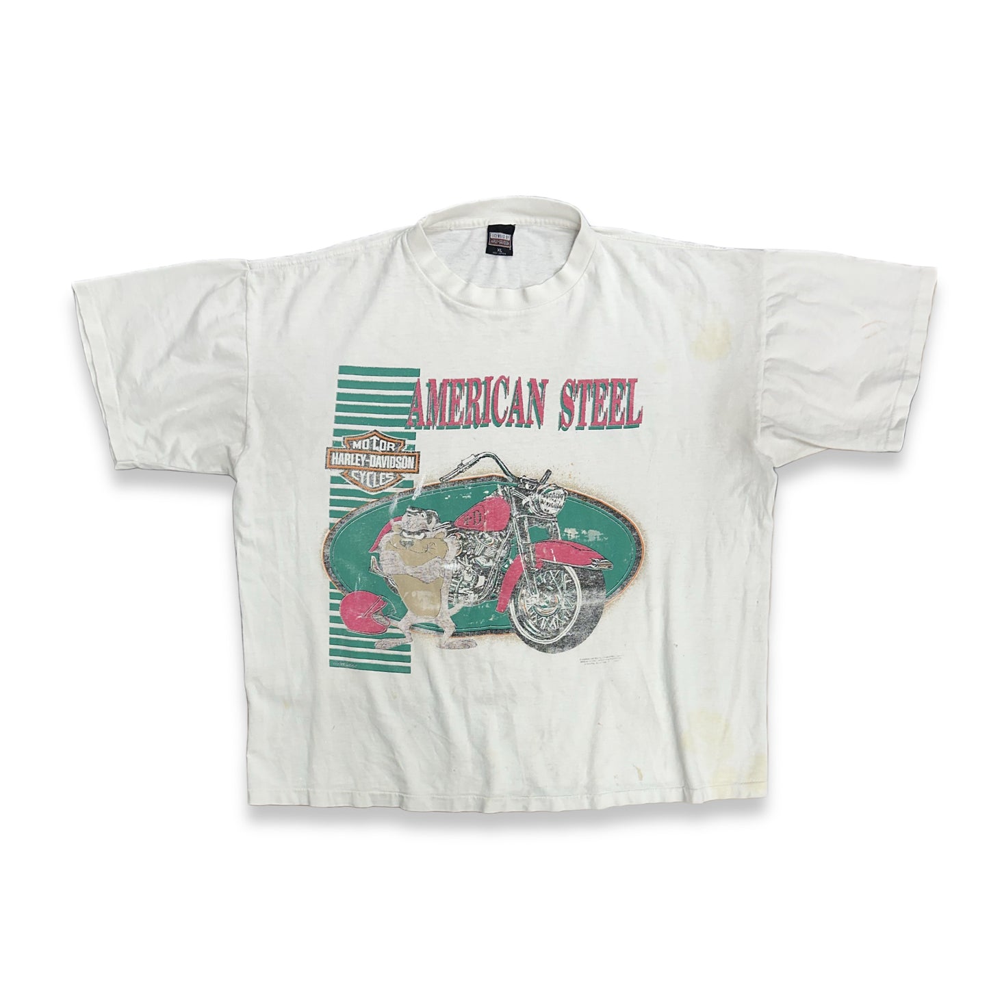 [XL] 1992' TAZ Harley-Davidson Tee