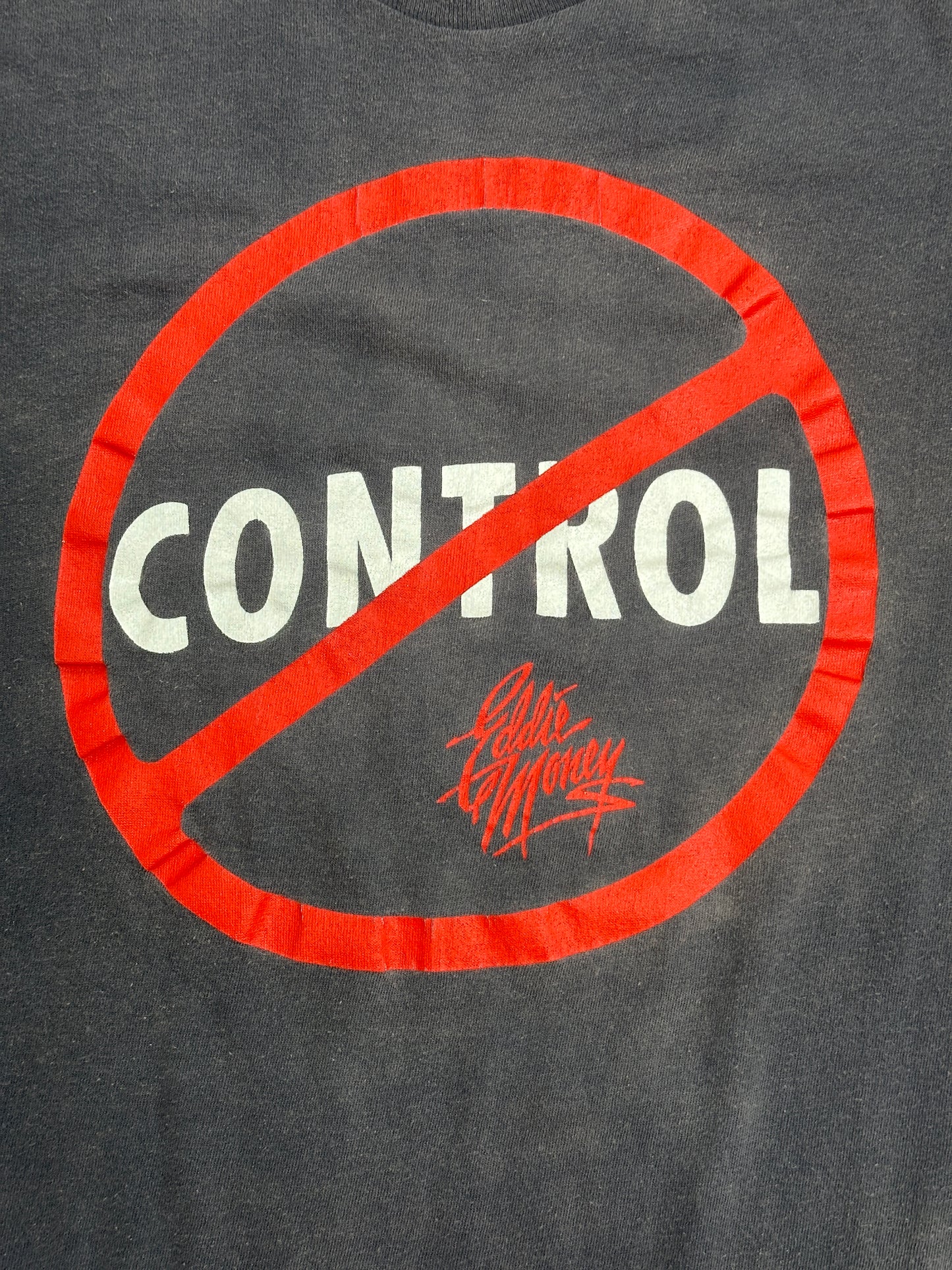 [L] 1989' Eiddie Money NO CONTROL Tour Tee