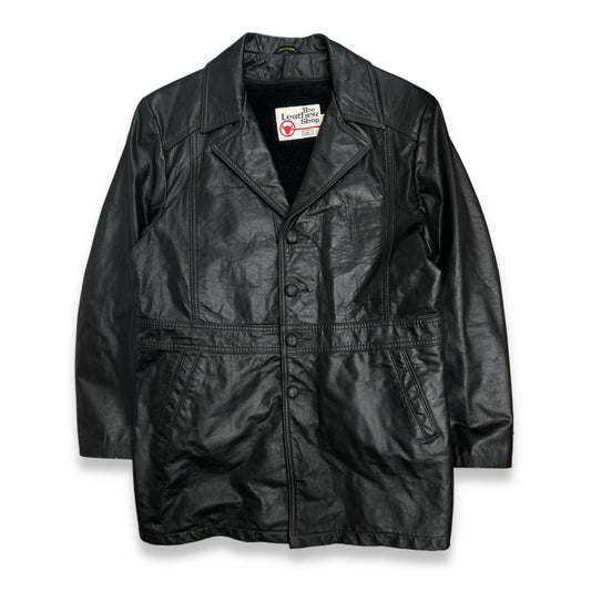 [38] 80s Sears Leather Blazer Jacket