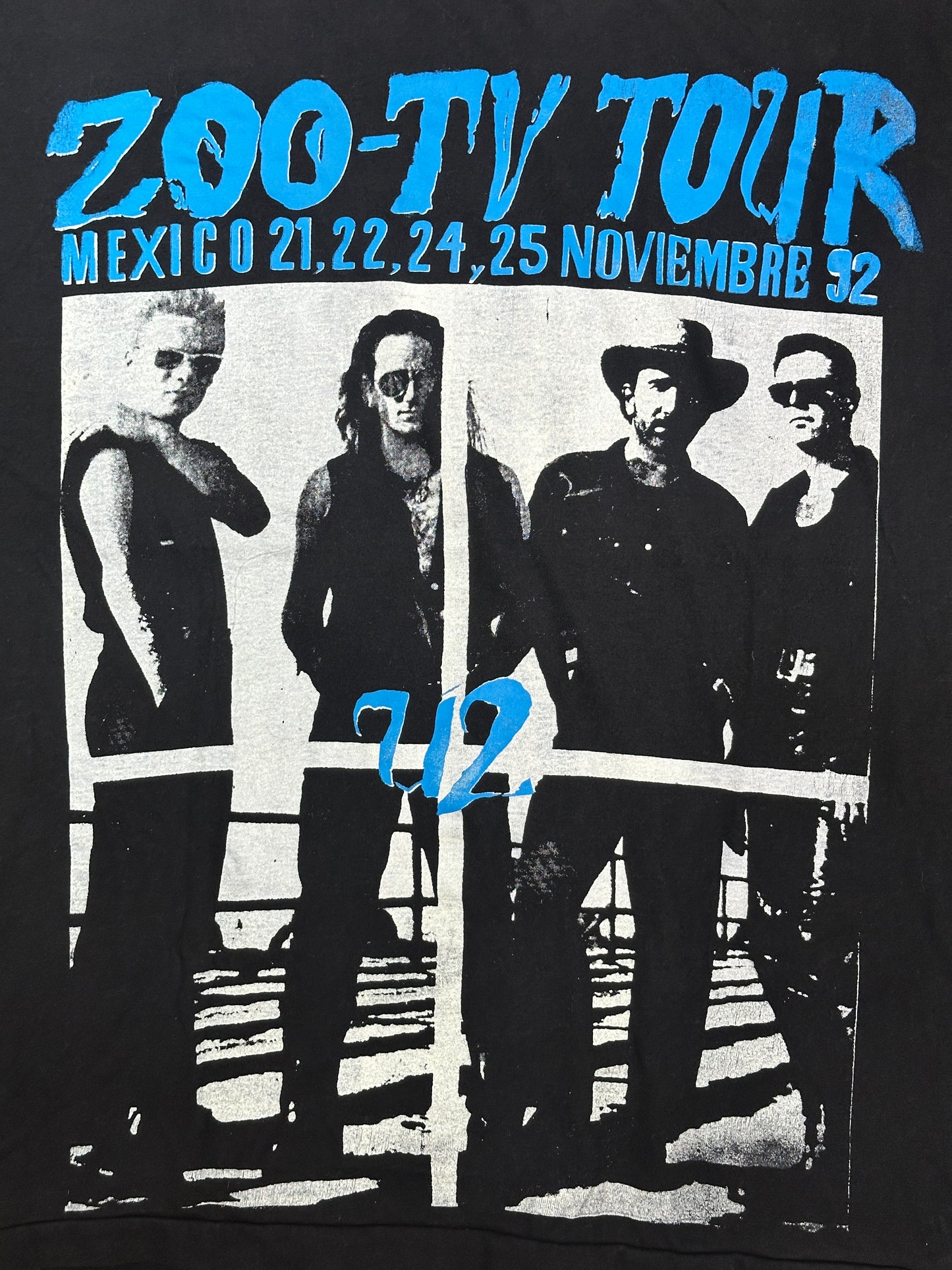 [XL] 1992' U2 ZOO TV Mexico Tour Tee