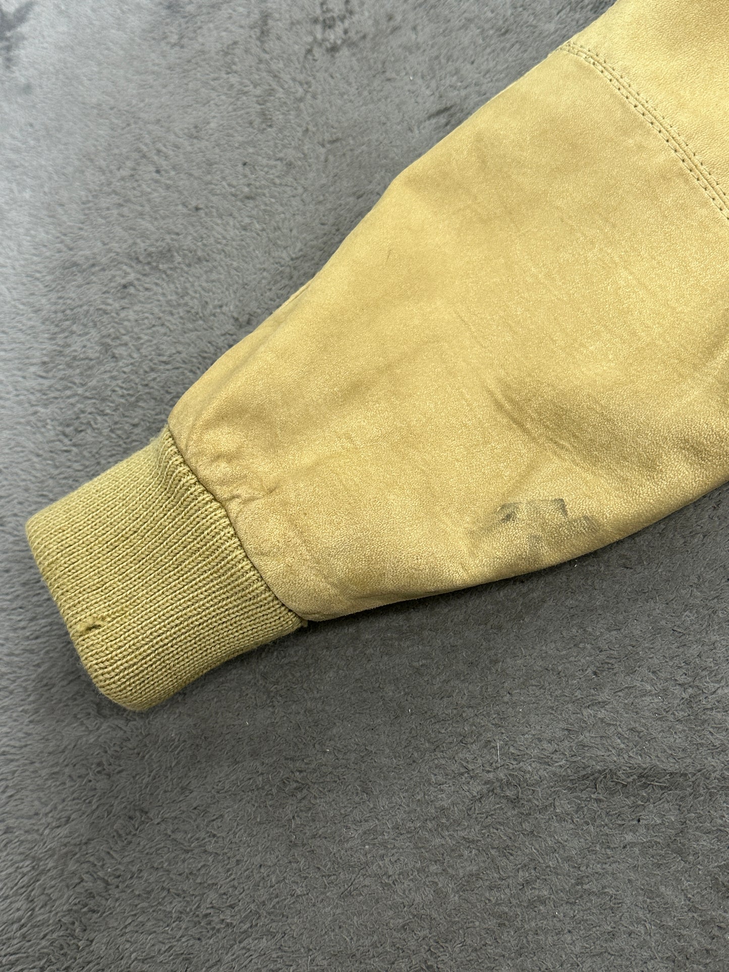 [XL] 80s HUGO BOSS Leather Blouson Jacket