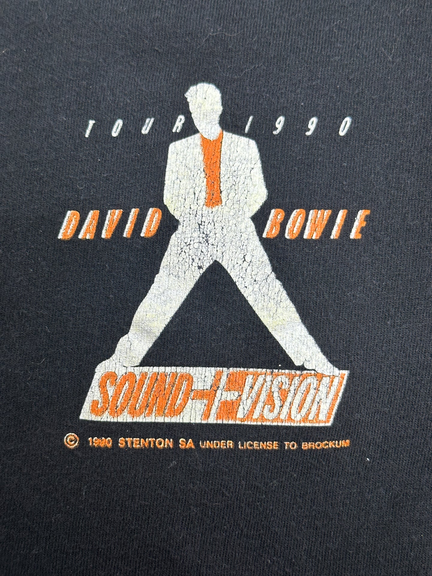 [L] 1990' David Bowie Sound+Vision Tour Security Tee