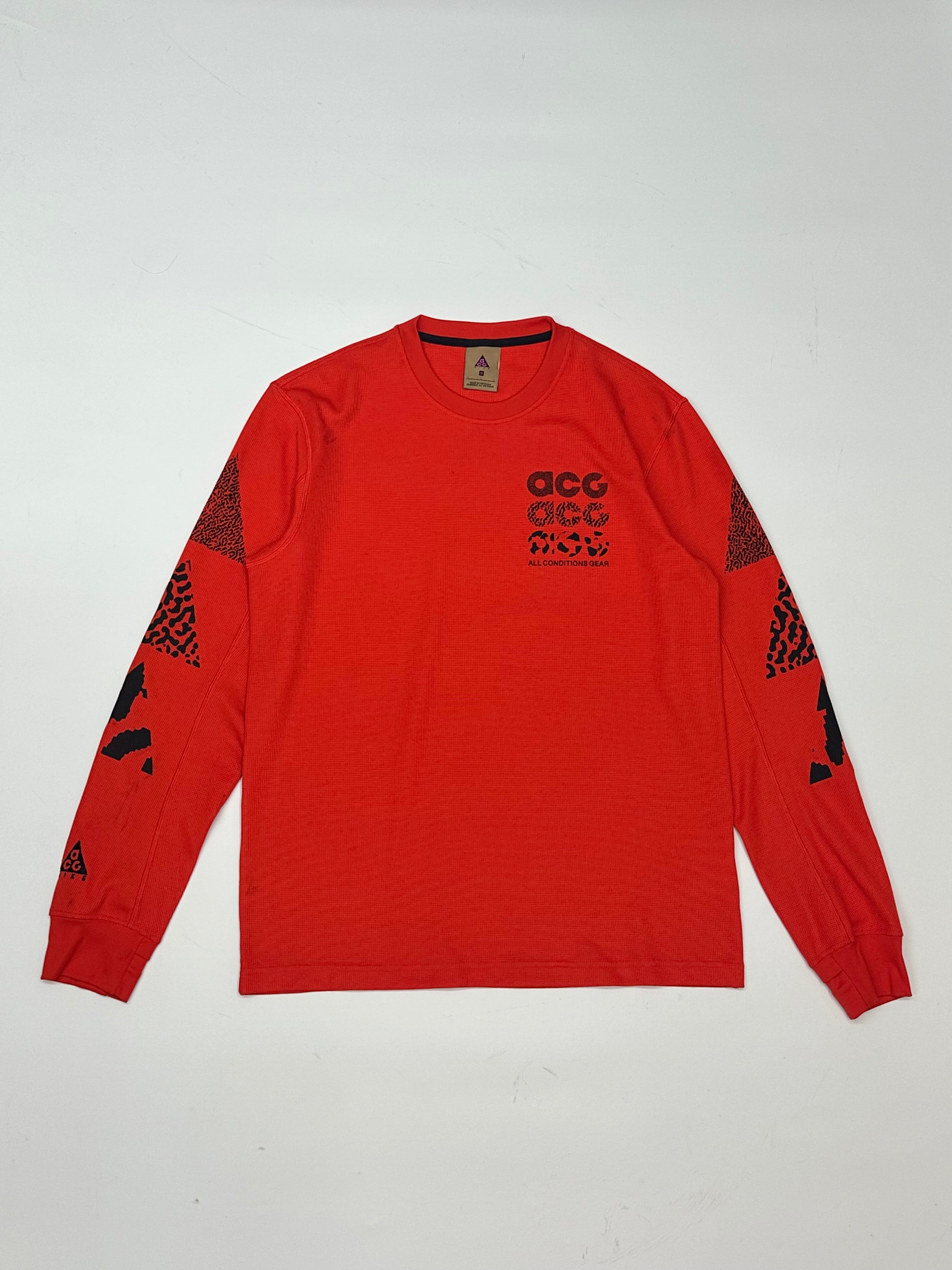 M 00s Nike ACG waffle Long Sleeve wengerball vintage