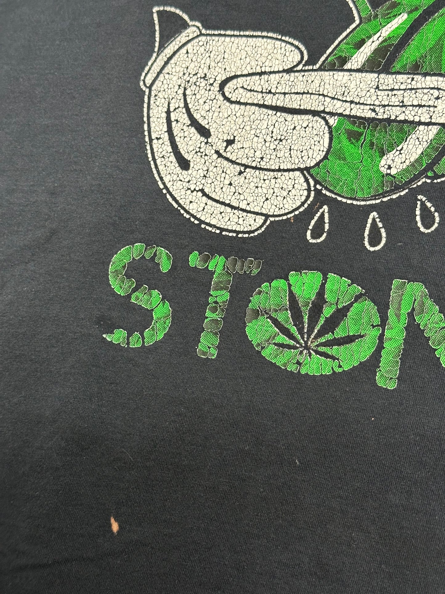 [L] 00s Rolling Stones Marijuana Bootleg Tee